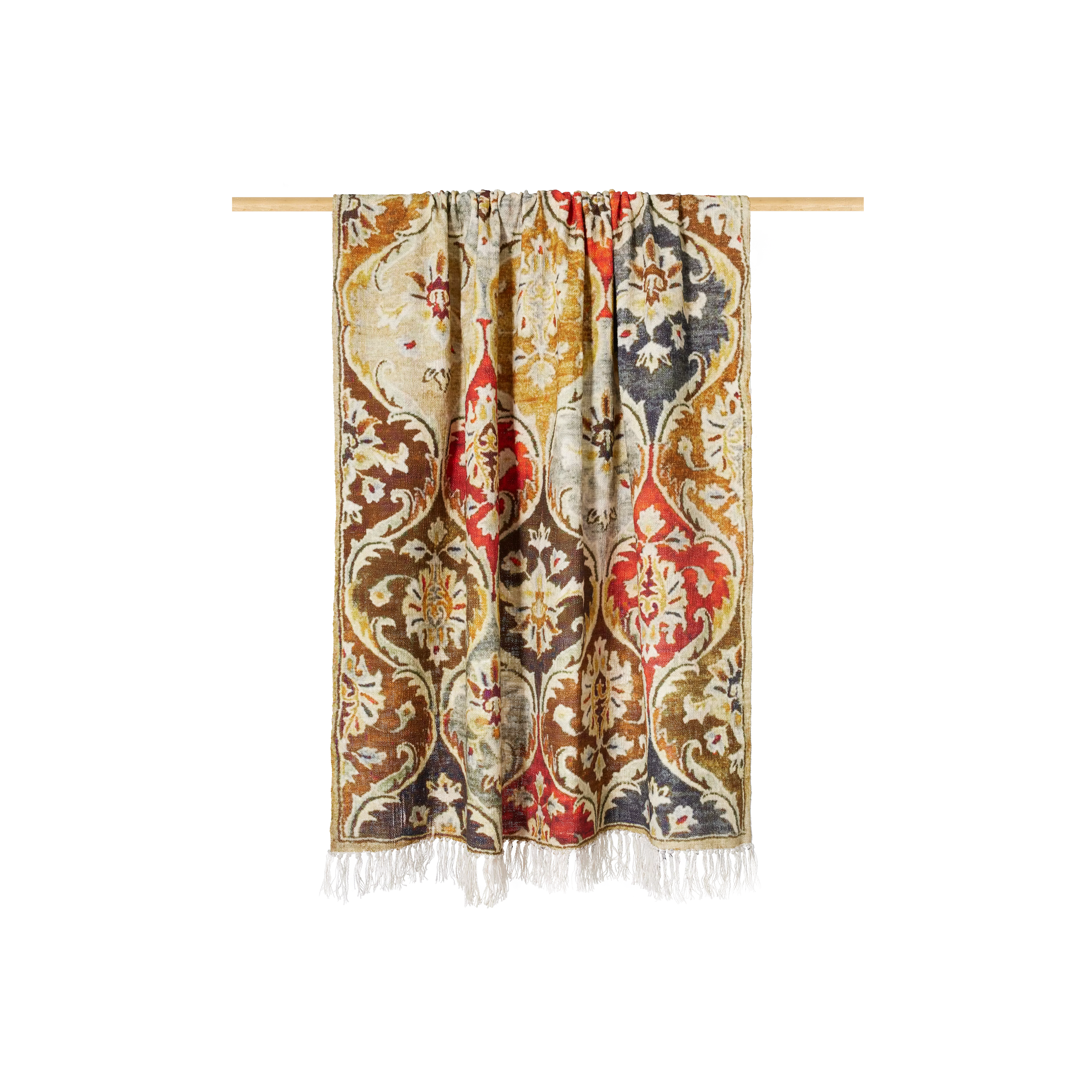 shiraz plaid 130x170 cm, houseofrituals, Brown, Katoen 100%, RITUALS