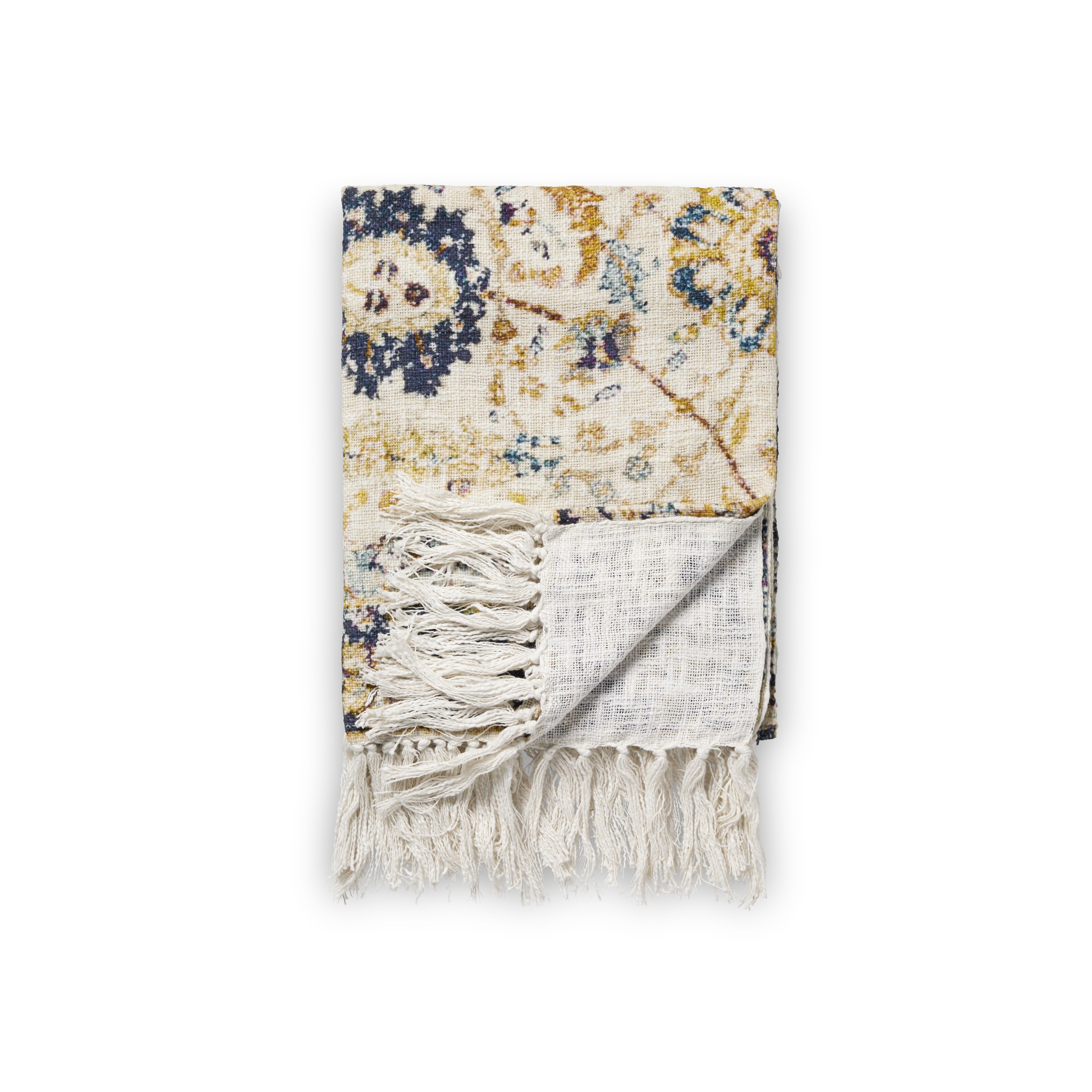 shiraz plaid 130x170 cm, houseofrituals, Blue, Katoen 100%, RITUALS