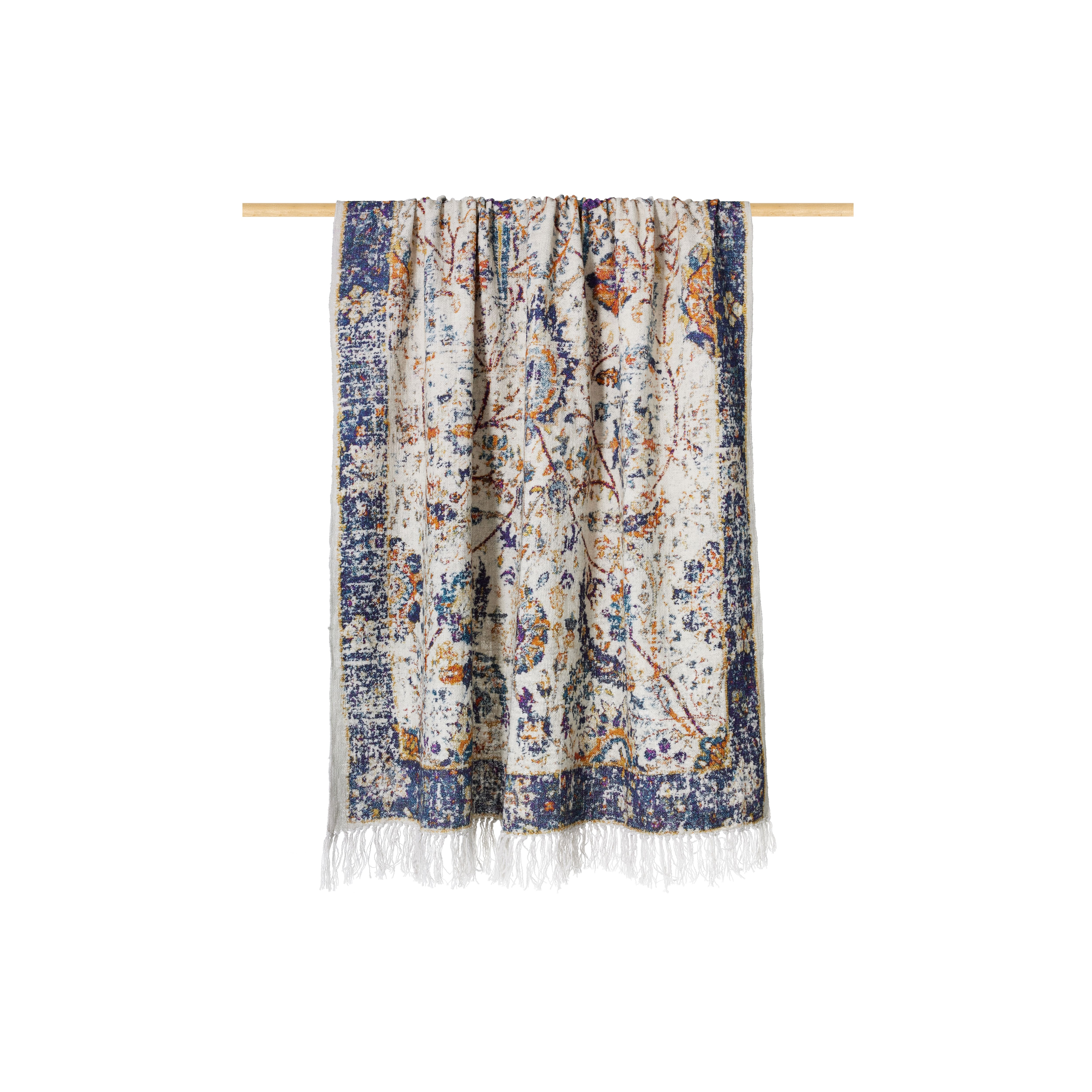 shiraz plaid 130x170 cm, houseofrituals, Blue, Katoen 100%, RITUALS