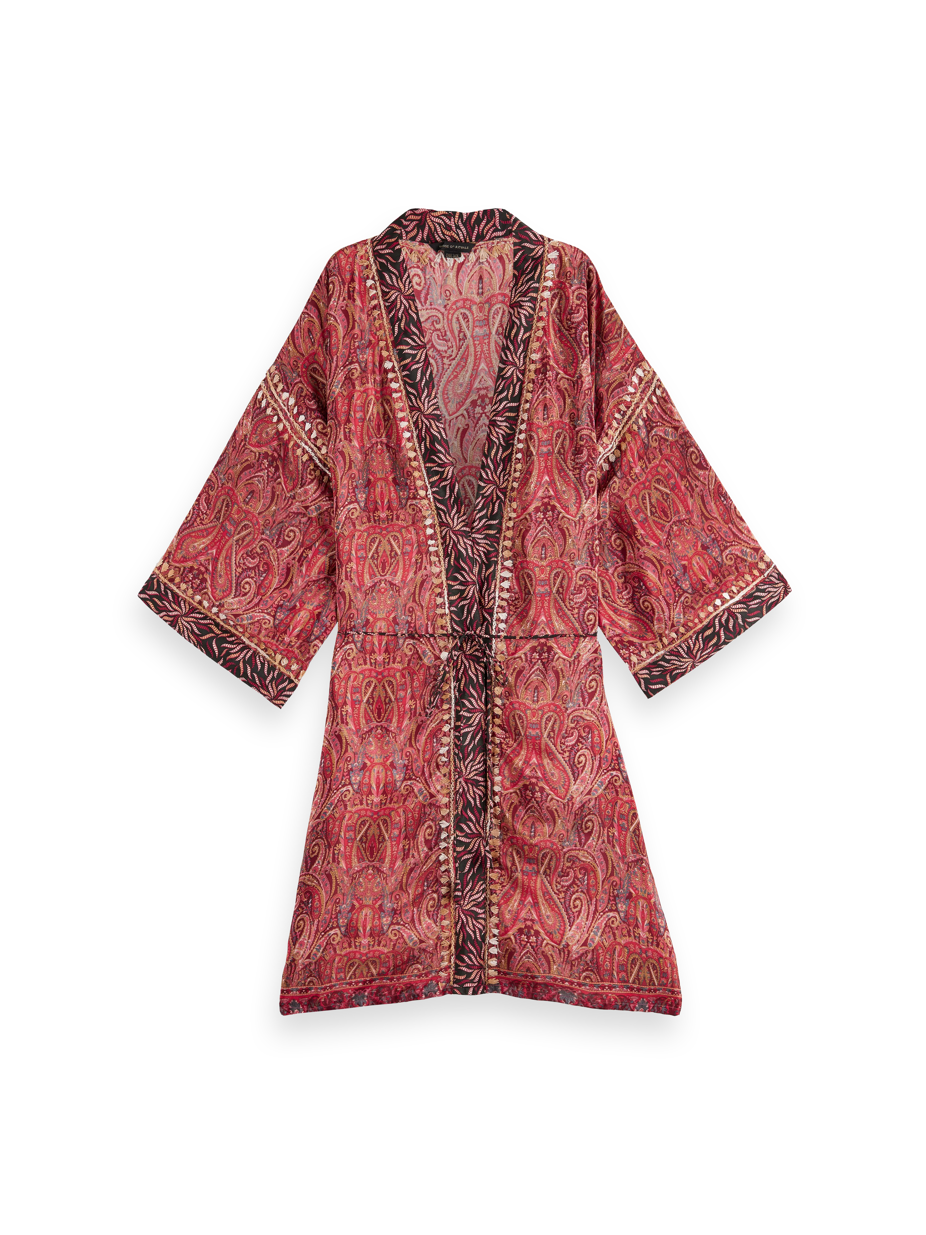 kimono sari, houseofrituals, Red, 100% poliester, RITUALS