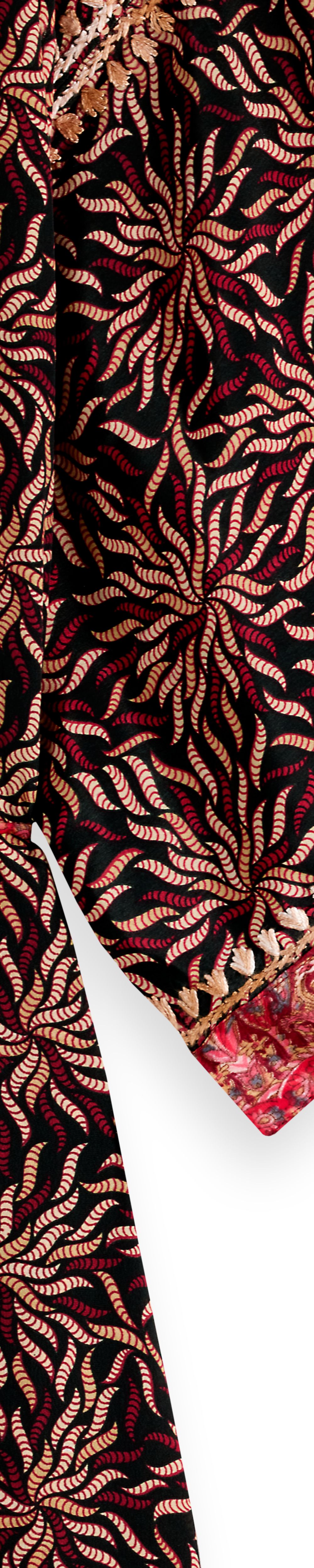 Rituals House of Rituals, Long kimono sari, Dark Flower – vue 5