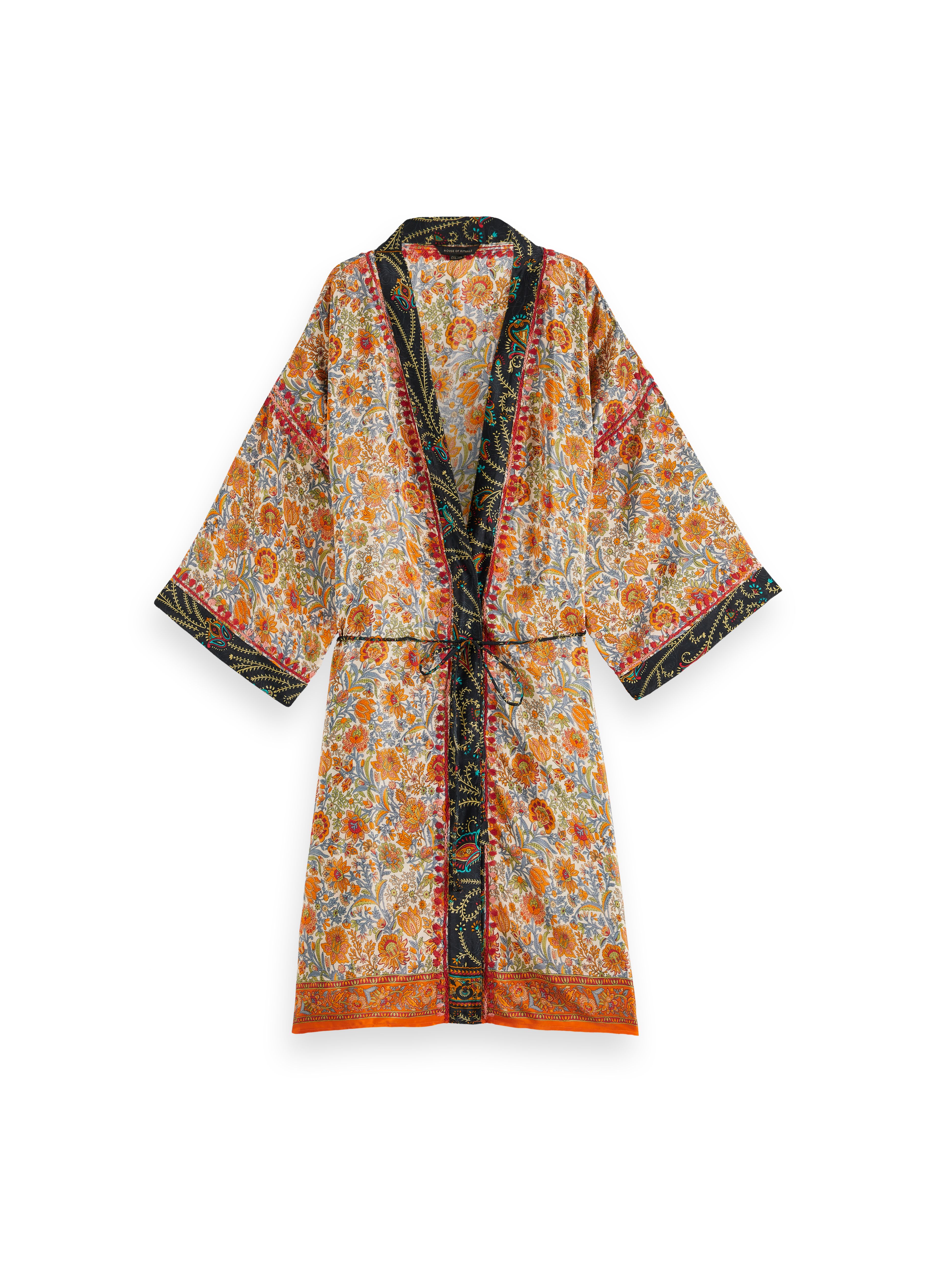 Jaypur Saree Kimono Flower Field