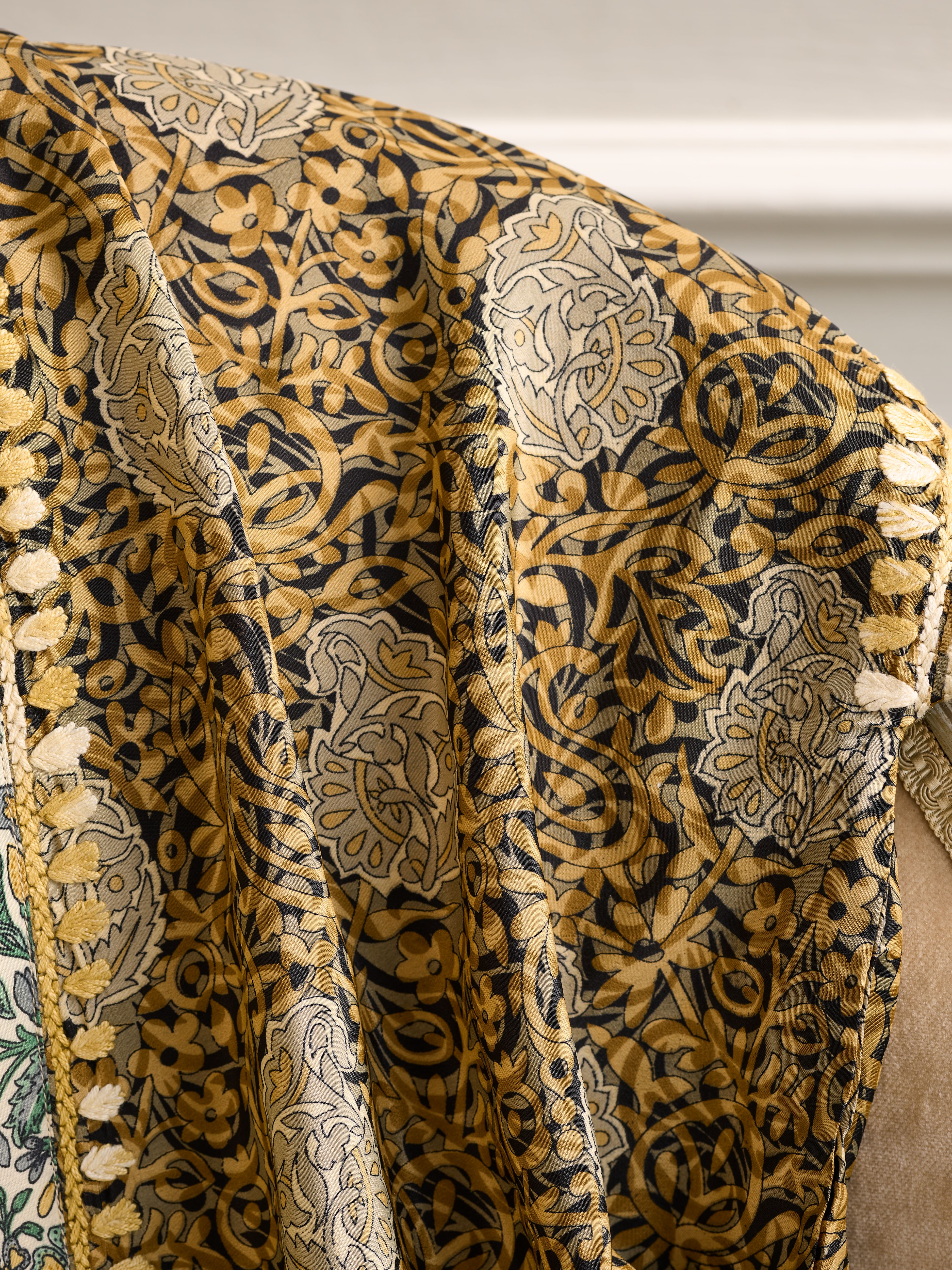 Jaypur Saree Kimono Ivy Layers Lifestyle with Product Elements