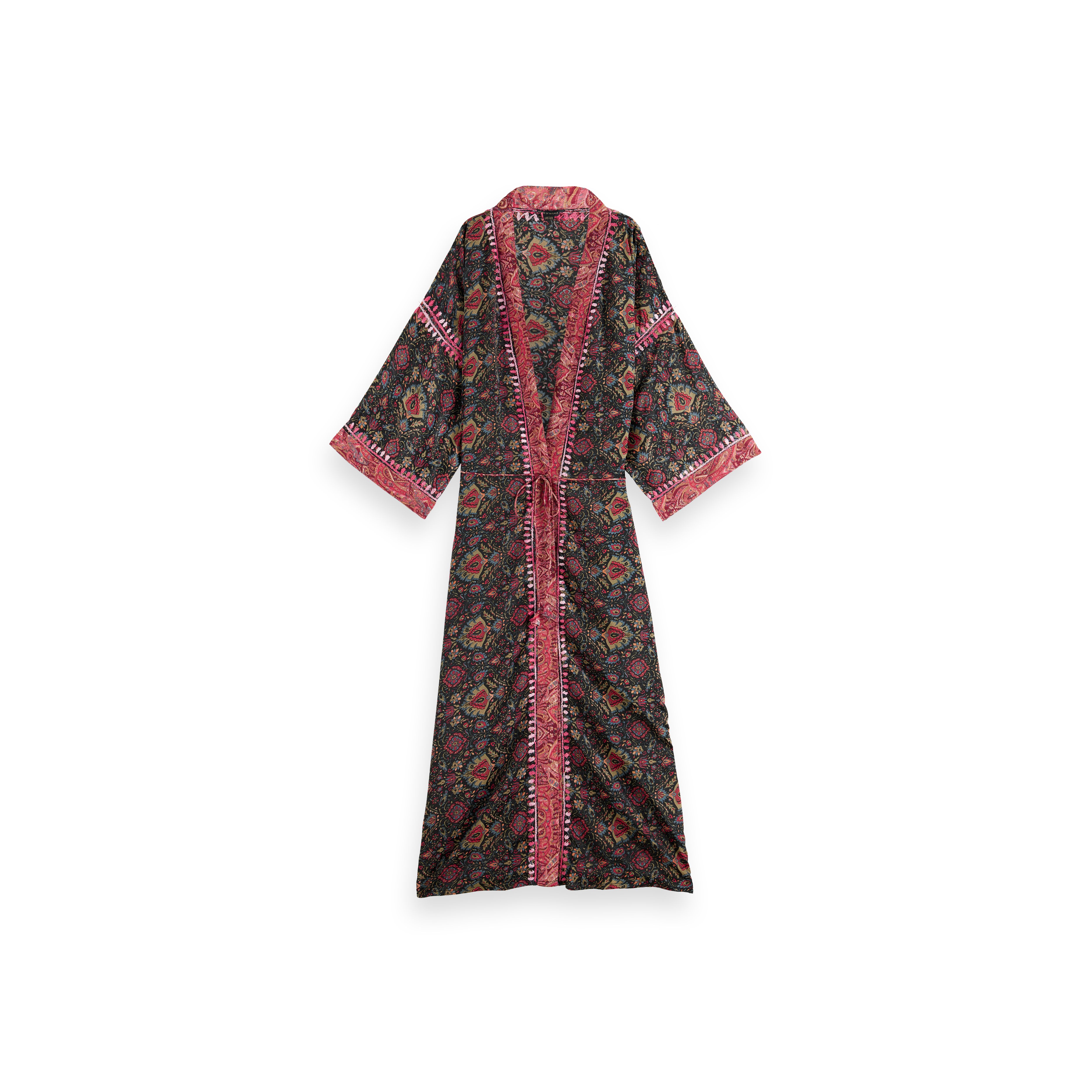 saree kimono long, houseofrituals, Pink, 100% Polyester, RITUALS