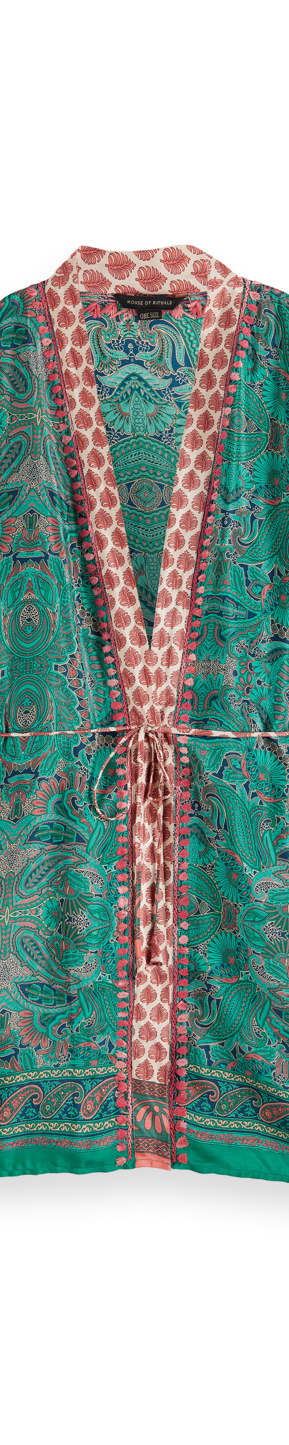 Rituals House of Rituals, Kimono sari, Nana Turquoise – vue 4