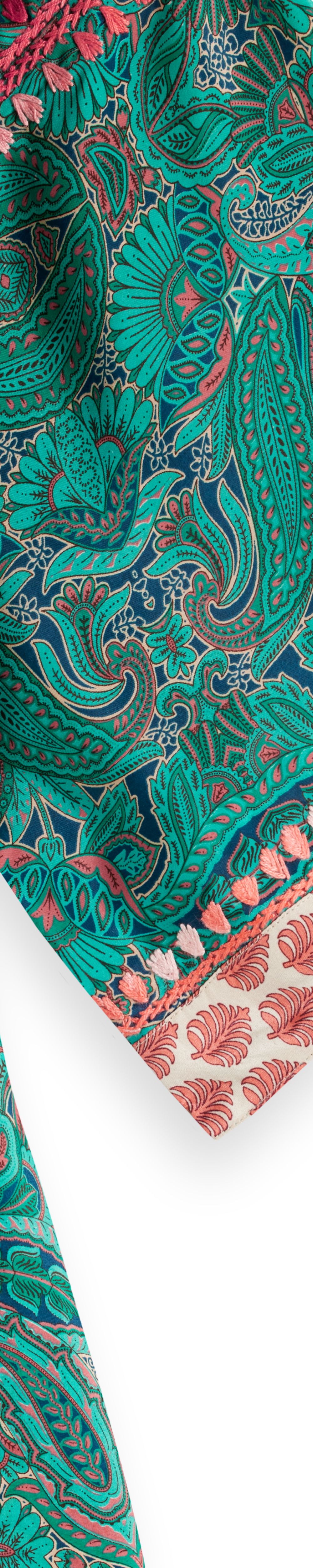 Rituals House of Rituals, Kimono sari, Nana Turquoise – vue 5