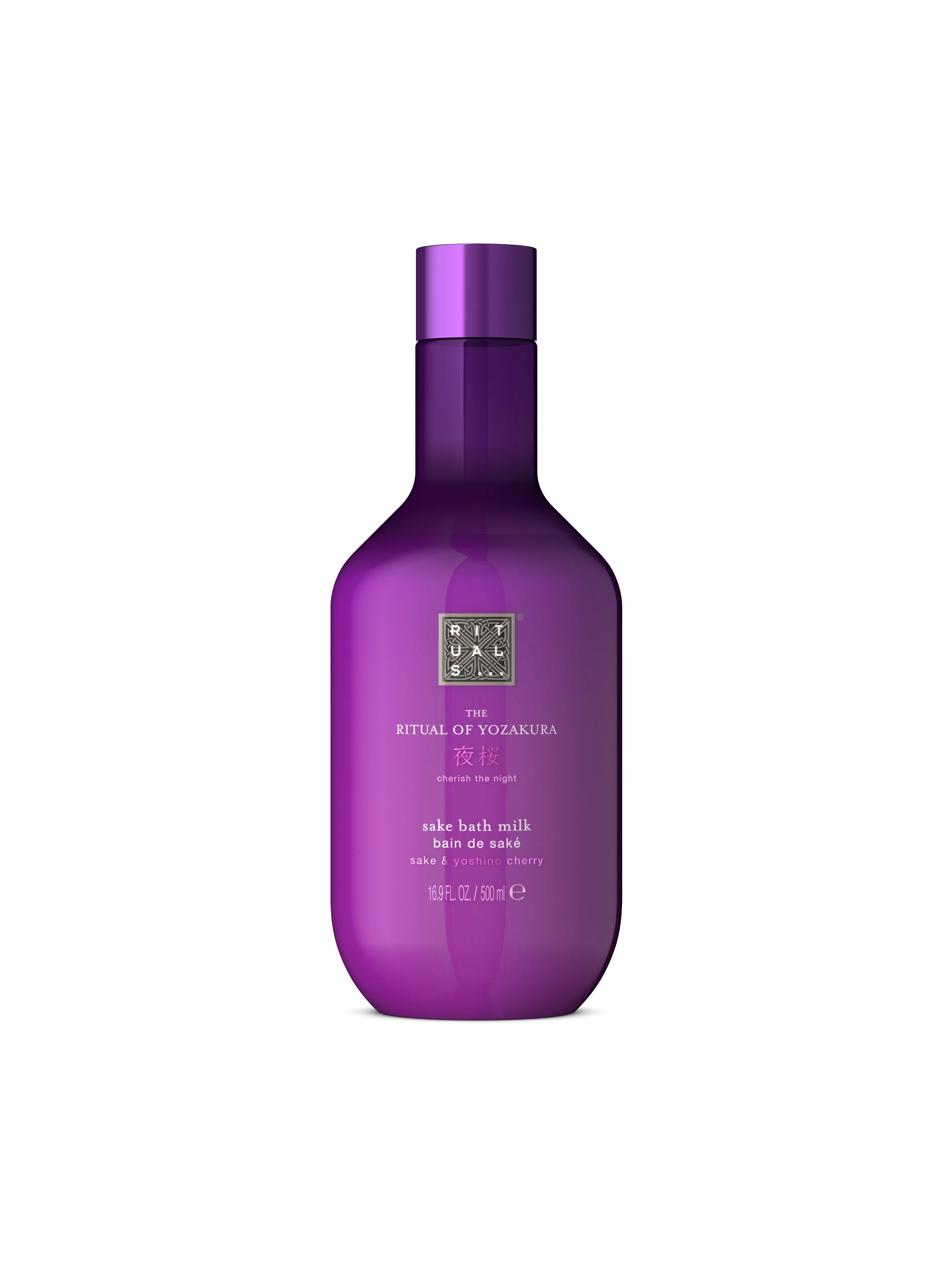 Pflegende Sake Bademilch, yozakura, Purple, 500 ml, RITUALS