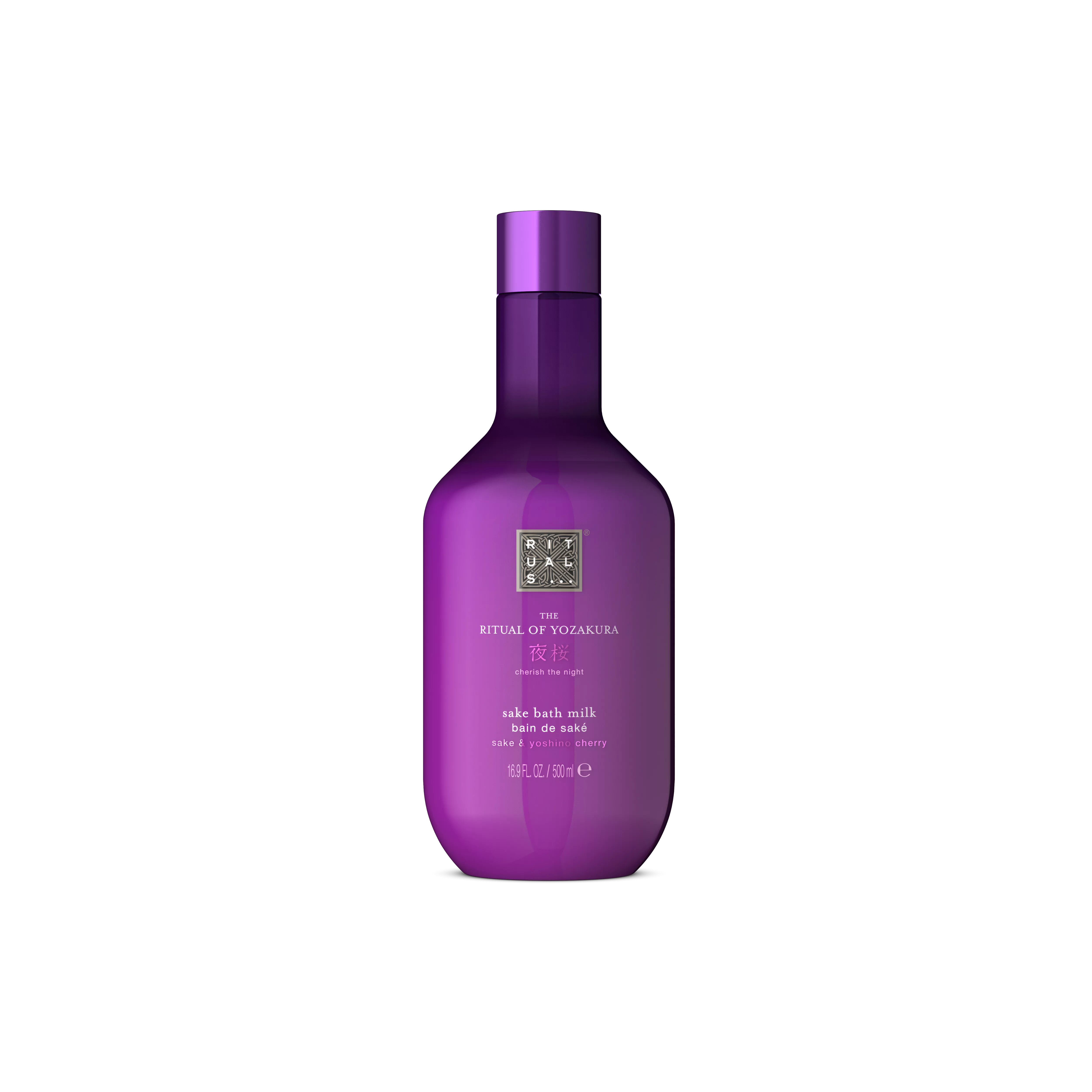 nourishing sake bath milk, yozakura, Purple, 500 ml, RITUALS