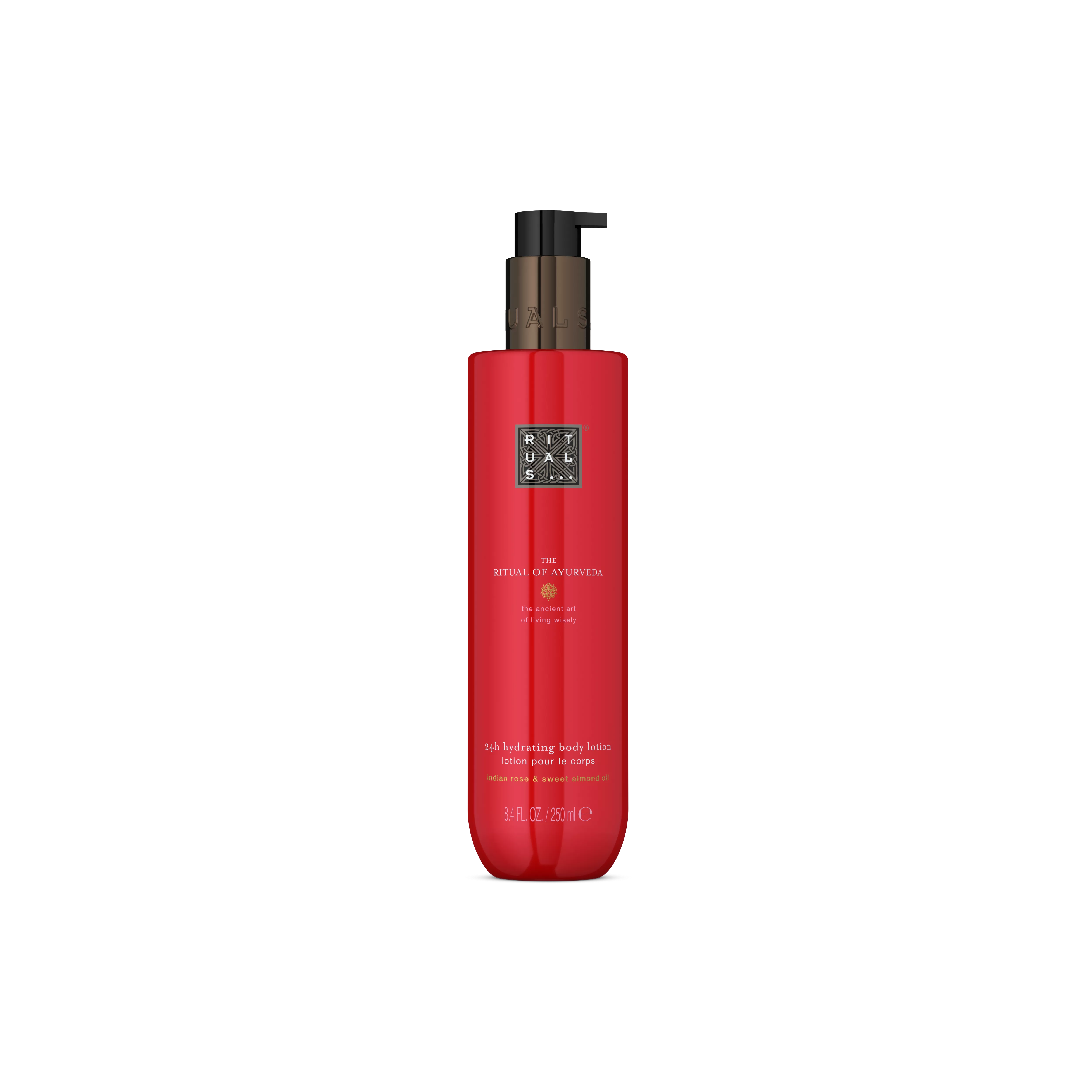 loção de corpo hidratante de absorção rápida, ayurveda, Red, 250 ml, RITUALS