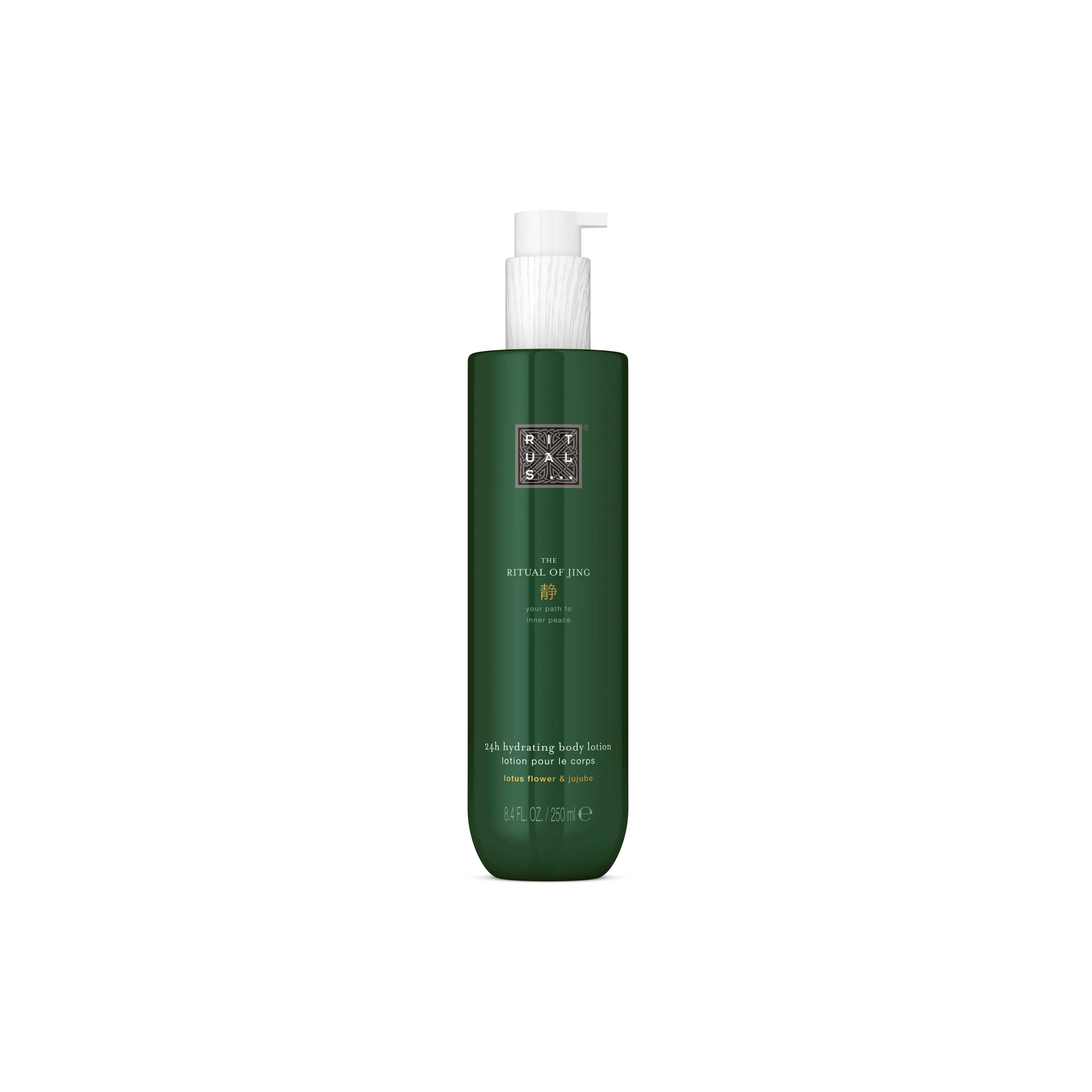 loção de corpo hidratante de absorção rápida, jing, Green, 250 ml, RITUALS