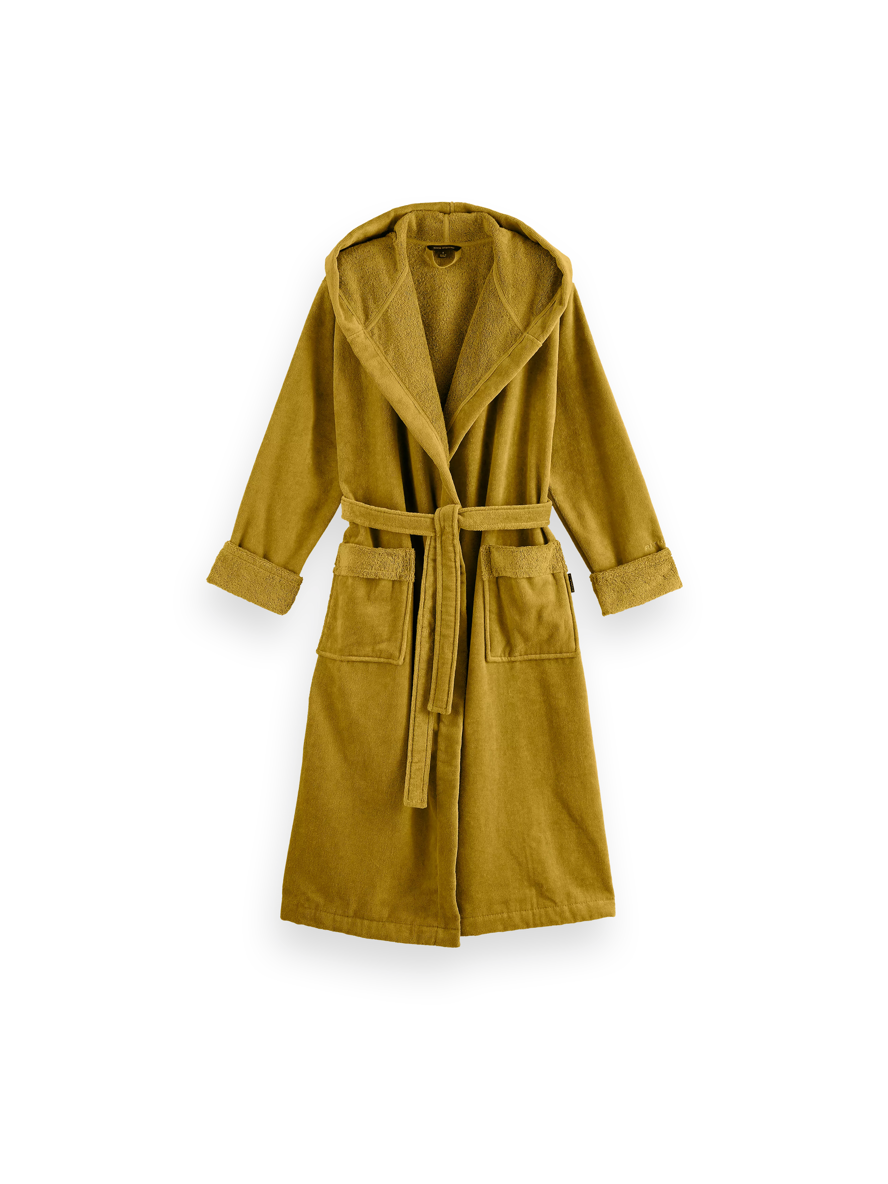 cotton bathrobe women, houseofrituals, Yellow, Cotton 100%, RITUALS