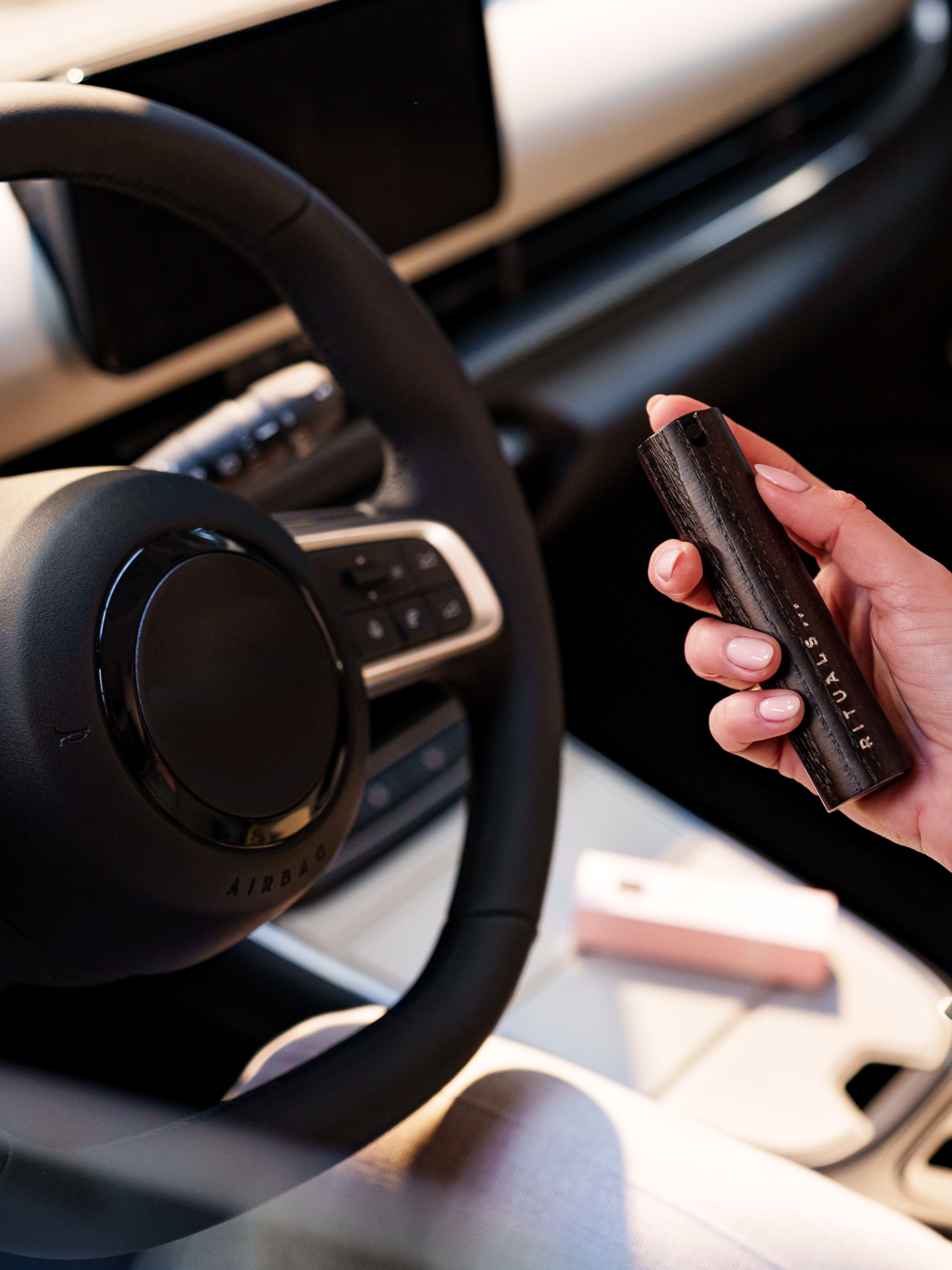 Luxury Car Perfume Kit Lifestyle with Product