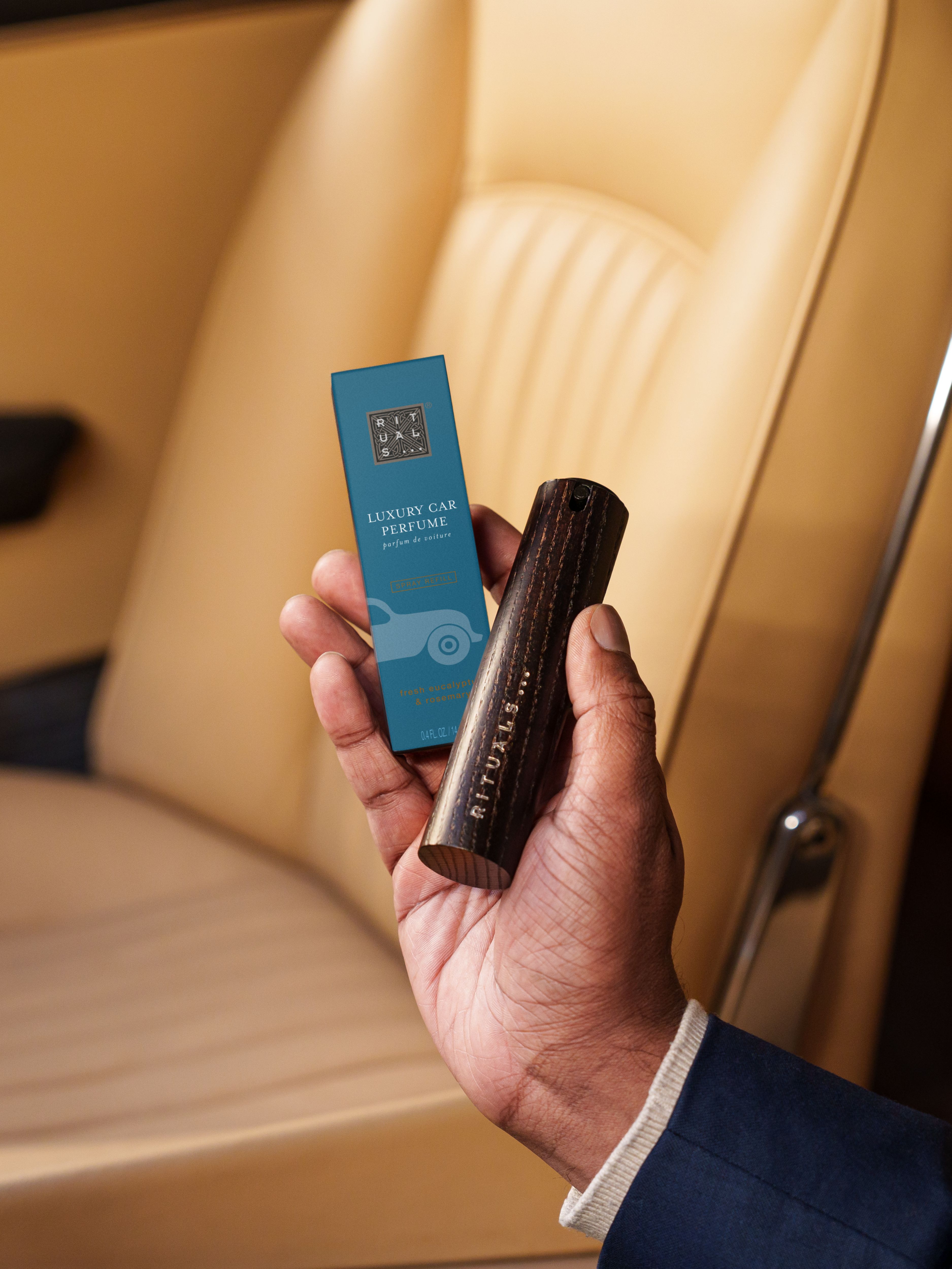 The Ritual of Hammam Car Perfume Lifestyle with Product