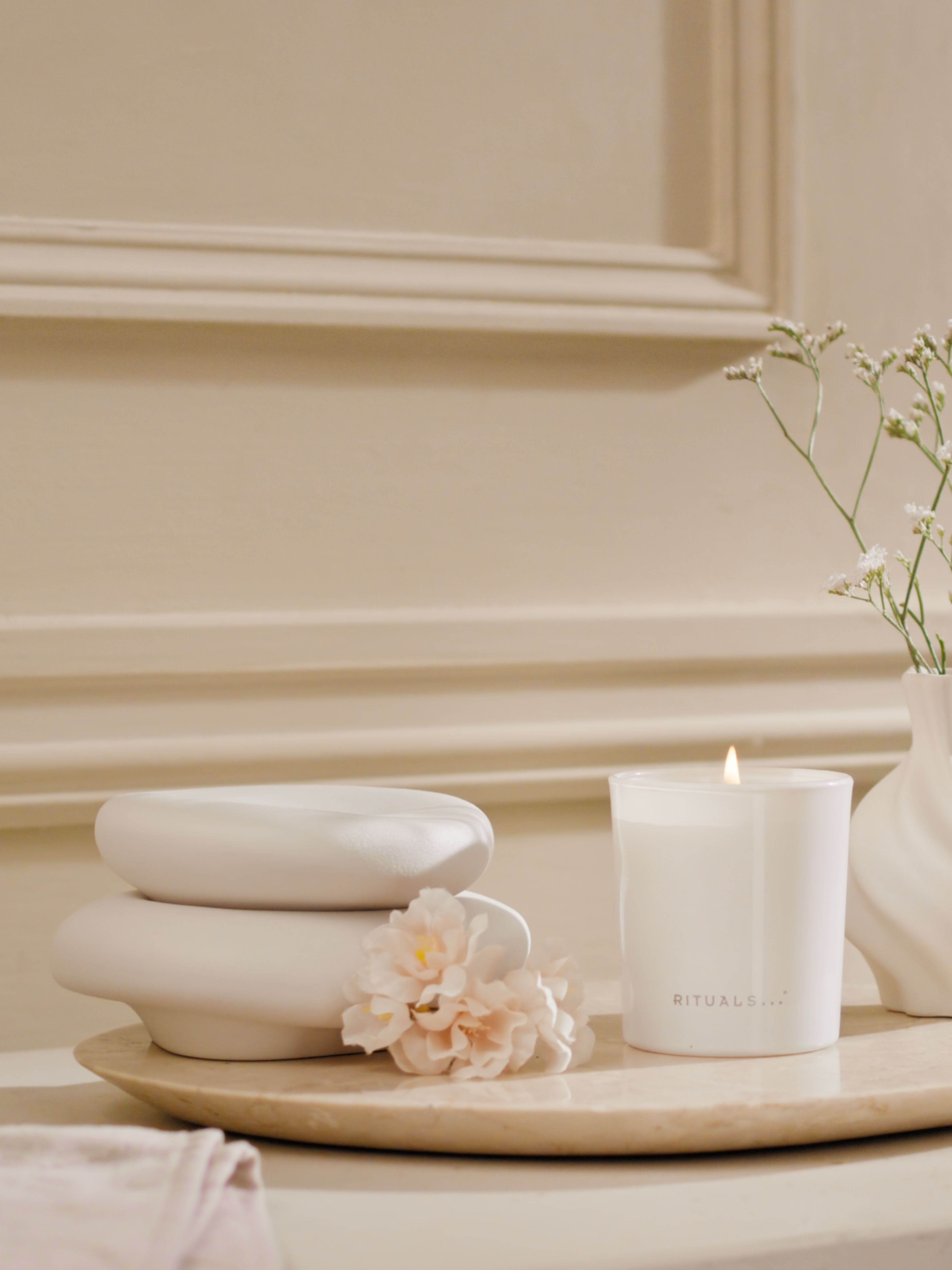 GWP Sakura Mini Smooth Candle 2023 Lifestyle with Product