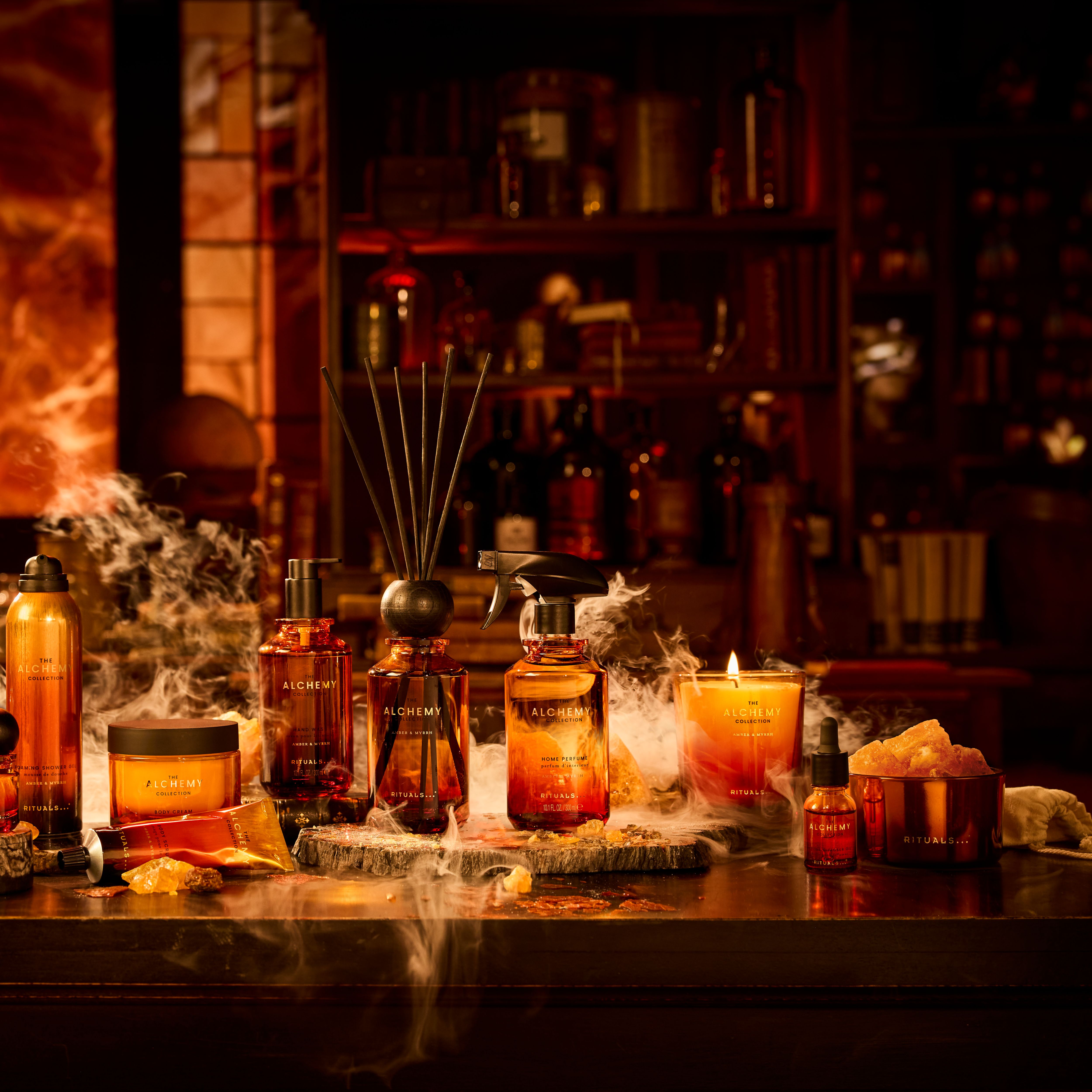 The Alchemy Collection Lifestyle with Product Range