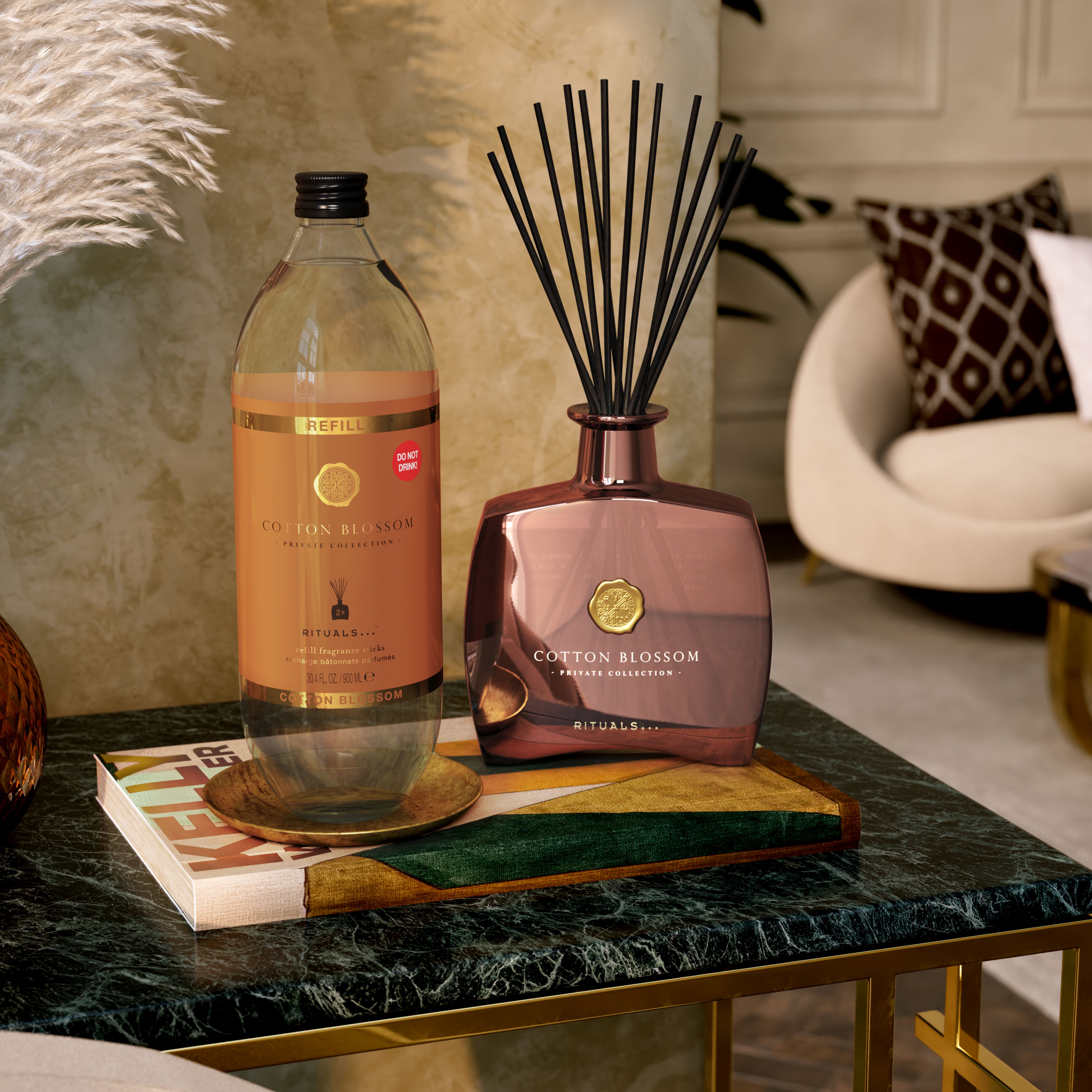 refill fragrance sticks, privatecollection, Brown, 900 ml, RITUALS