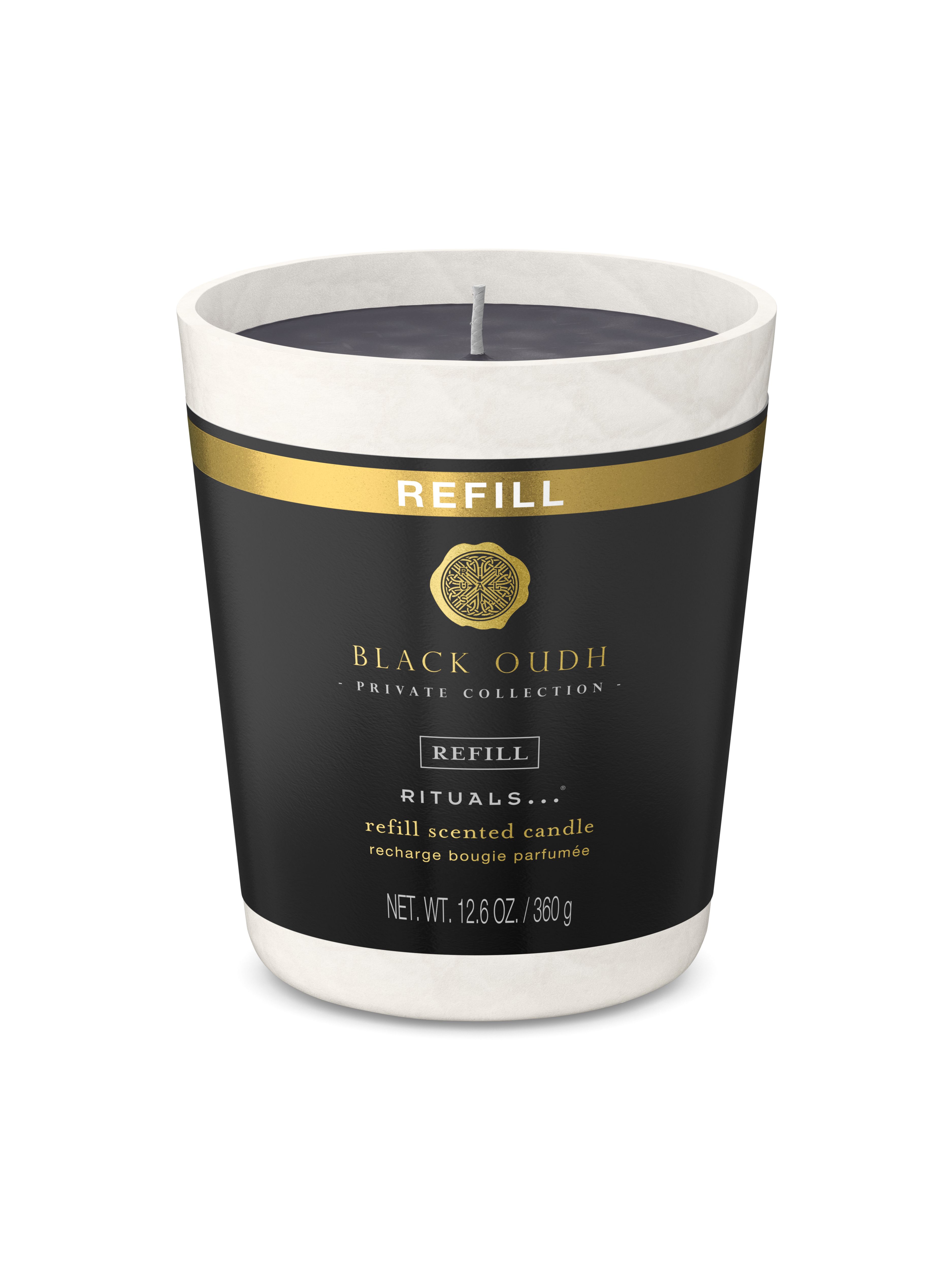 Black Oudh Refill Scented Candle 360g