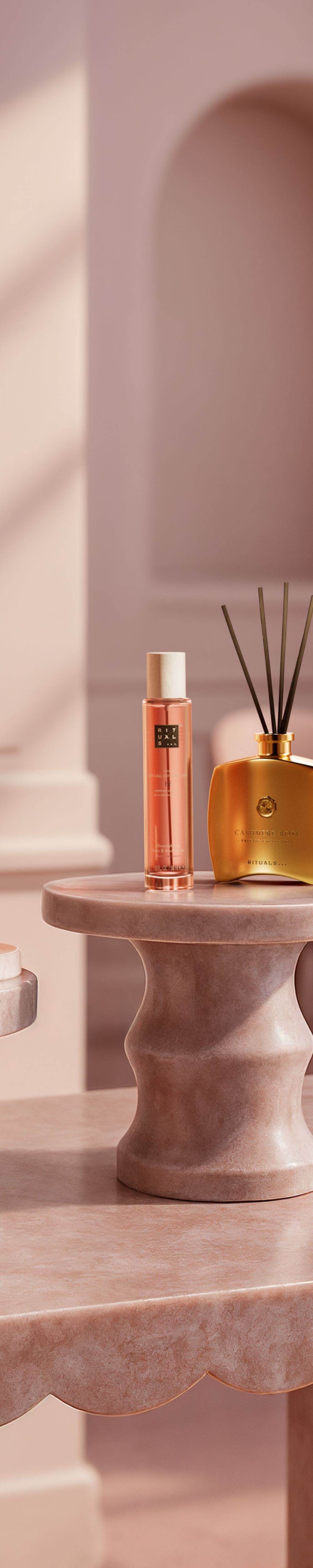 Mini bâtonnets parfumés Cashmere Rose Rituals de la Private Collection, 100 ml – vue 3