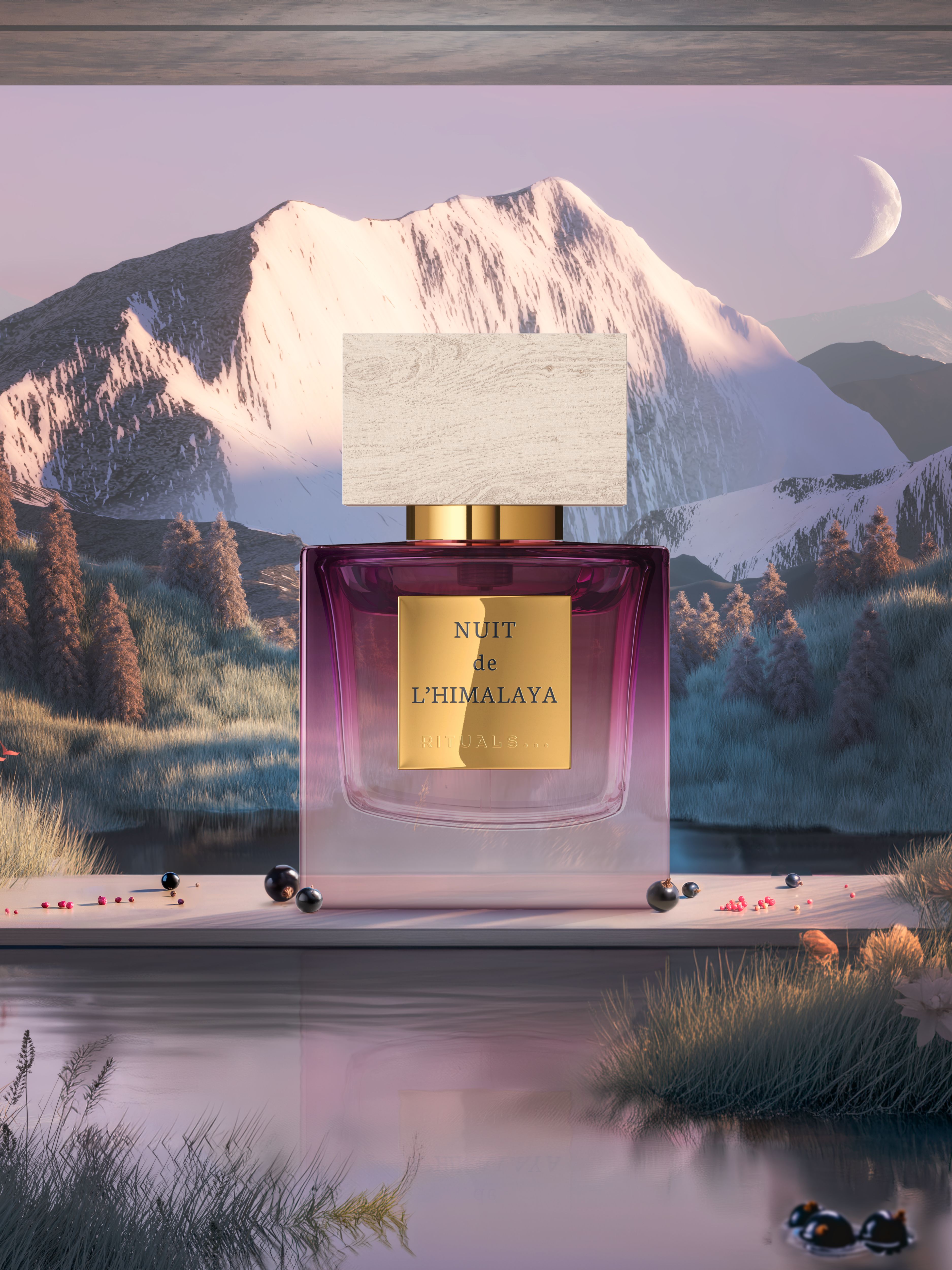 Nuit de l'Himalaya 50ml Lifestyle with Product