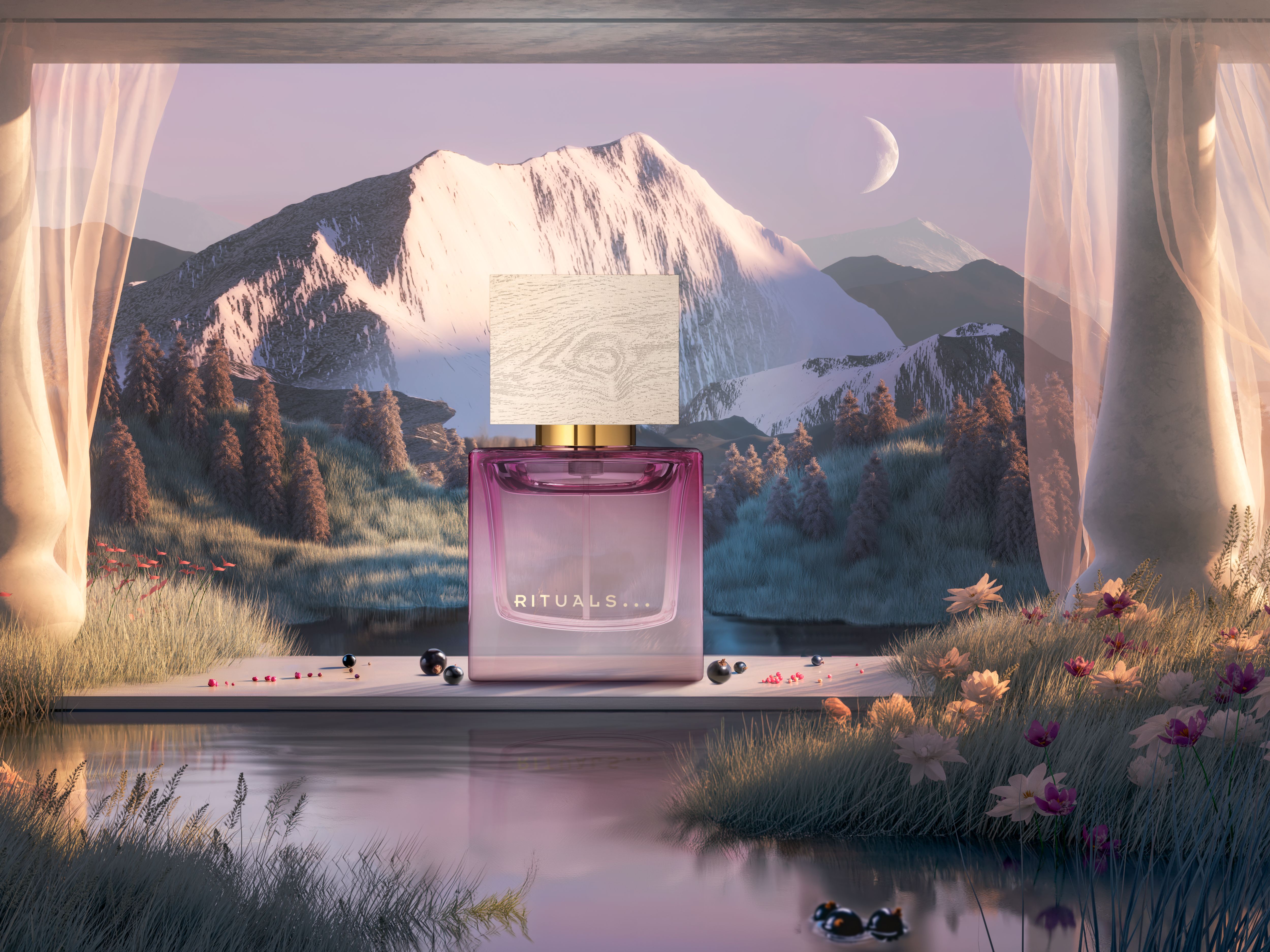 travel eau de parfum, theiconiccollection, Purple, 15 ml, RITUALS