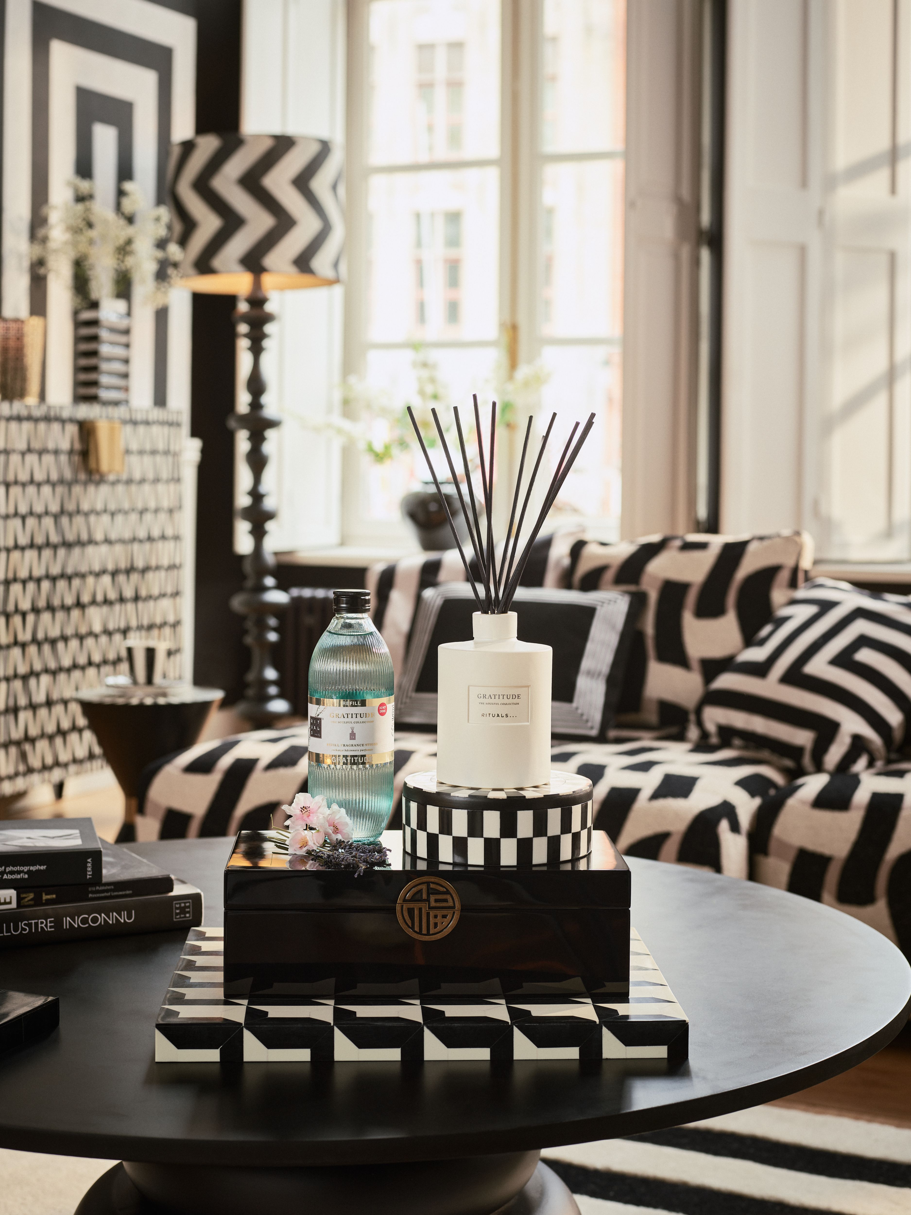 Gratitude - Fragrance Sticks Set Lifestyle with Open Pack