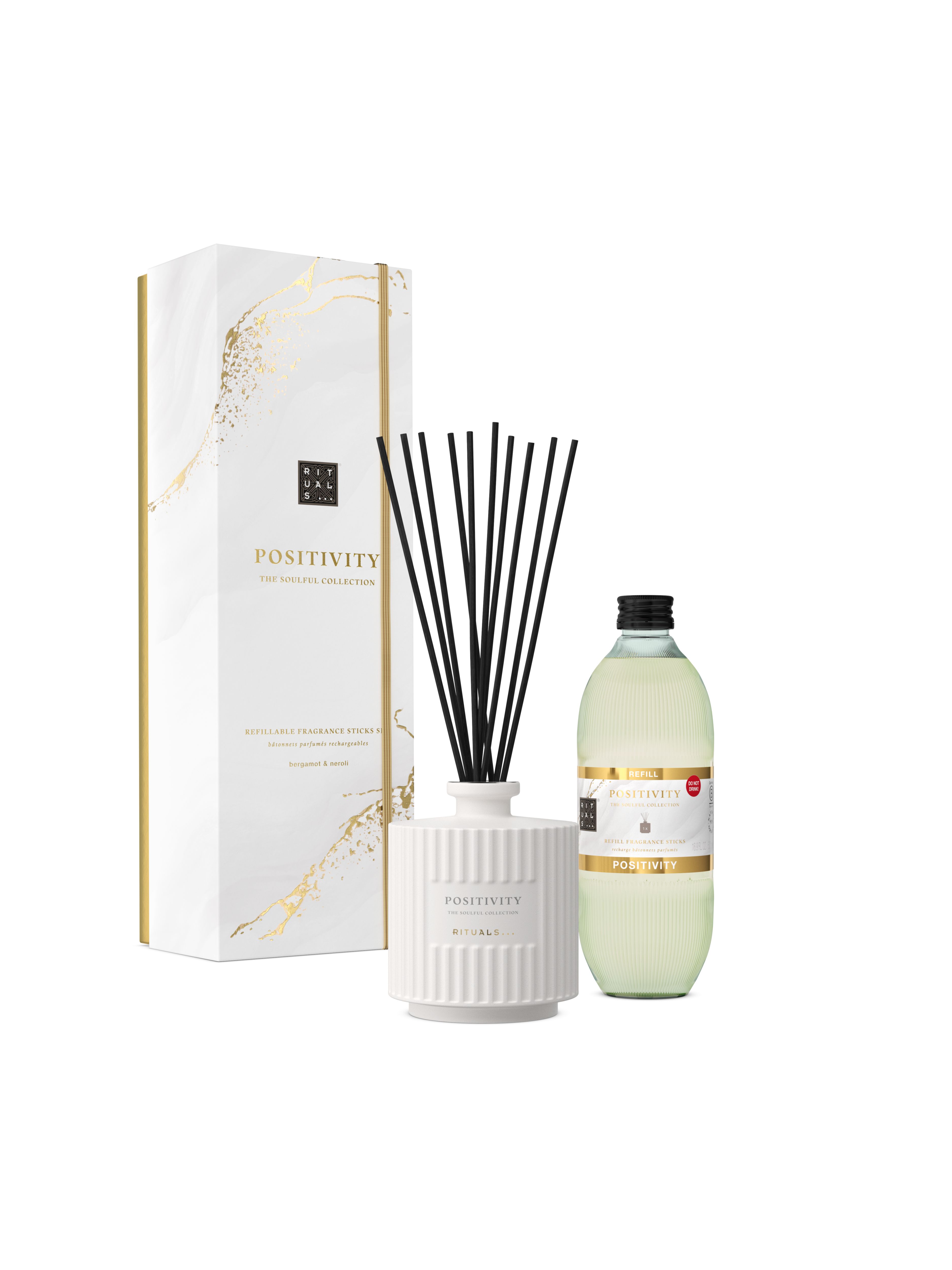 The Soulful Collection Positivity Refillable Fragrance Sticks Set - Nachfüllbares Duftstäbchenset