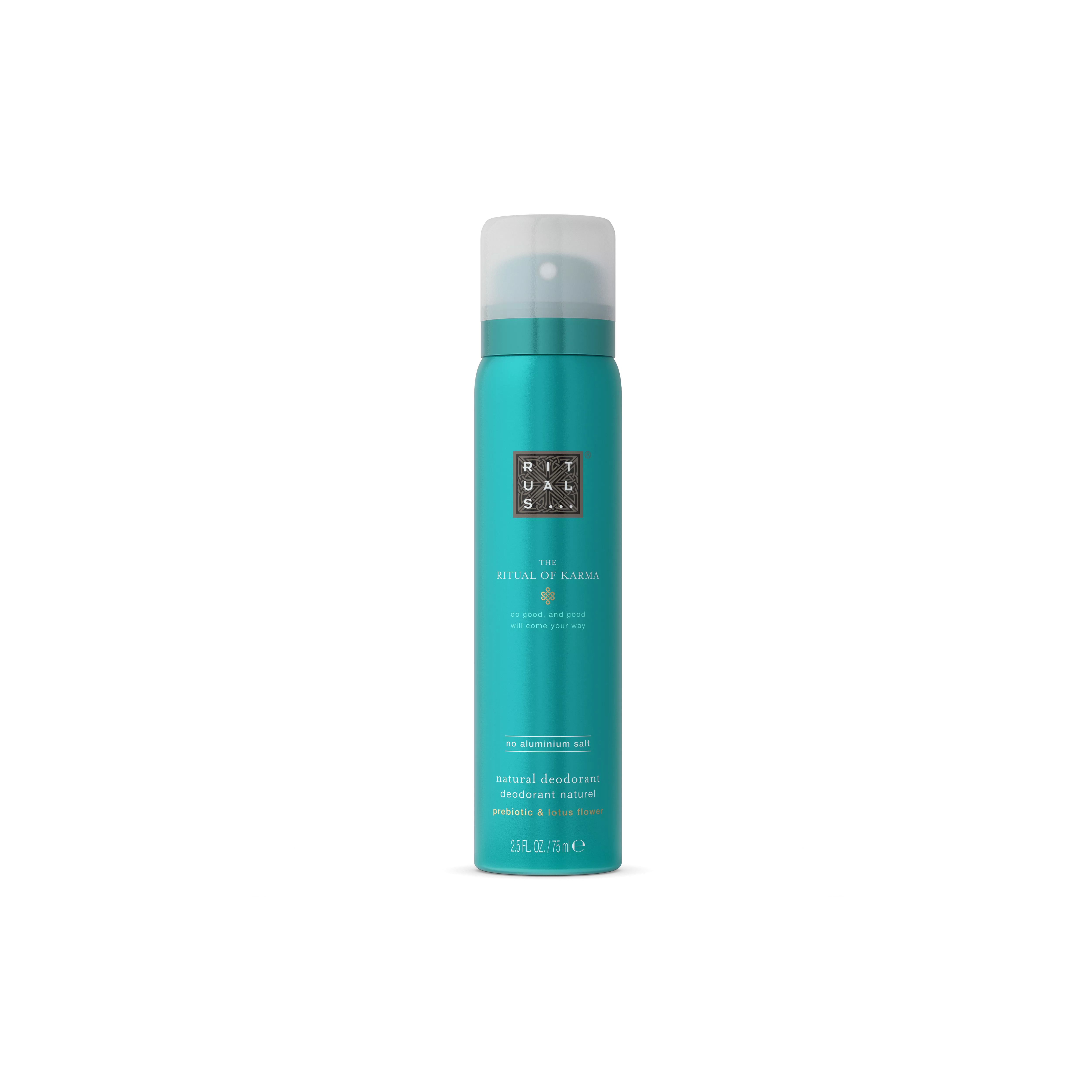 refreshing body deodorant with prebiotics, karma, Blue, 75 ml, RITUALS
