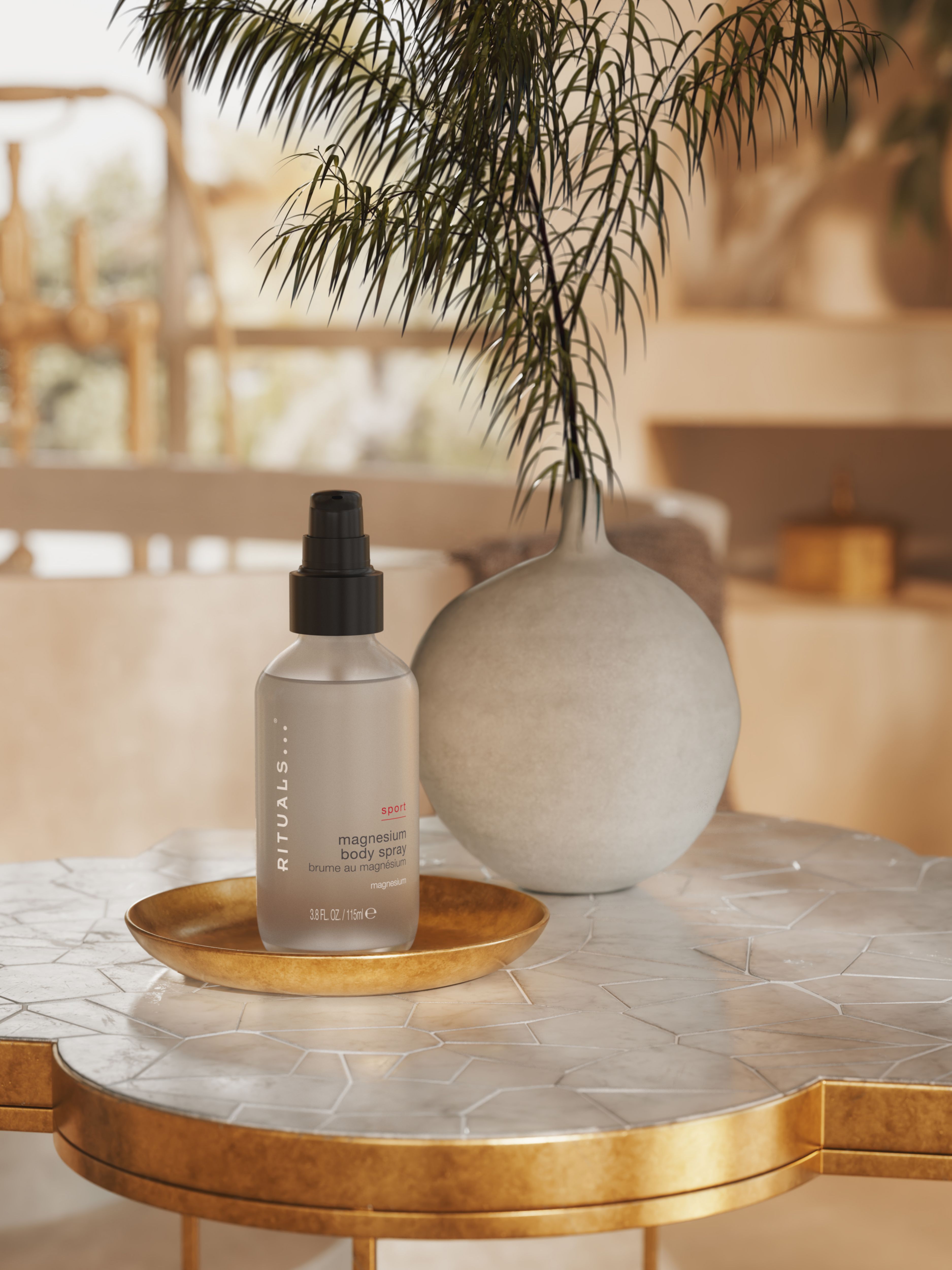 Sport Magnesium Spray Lifestyle with Product