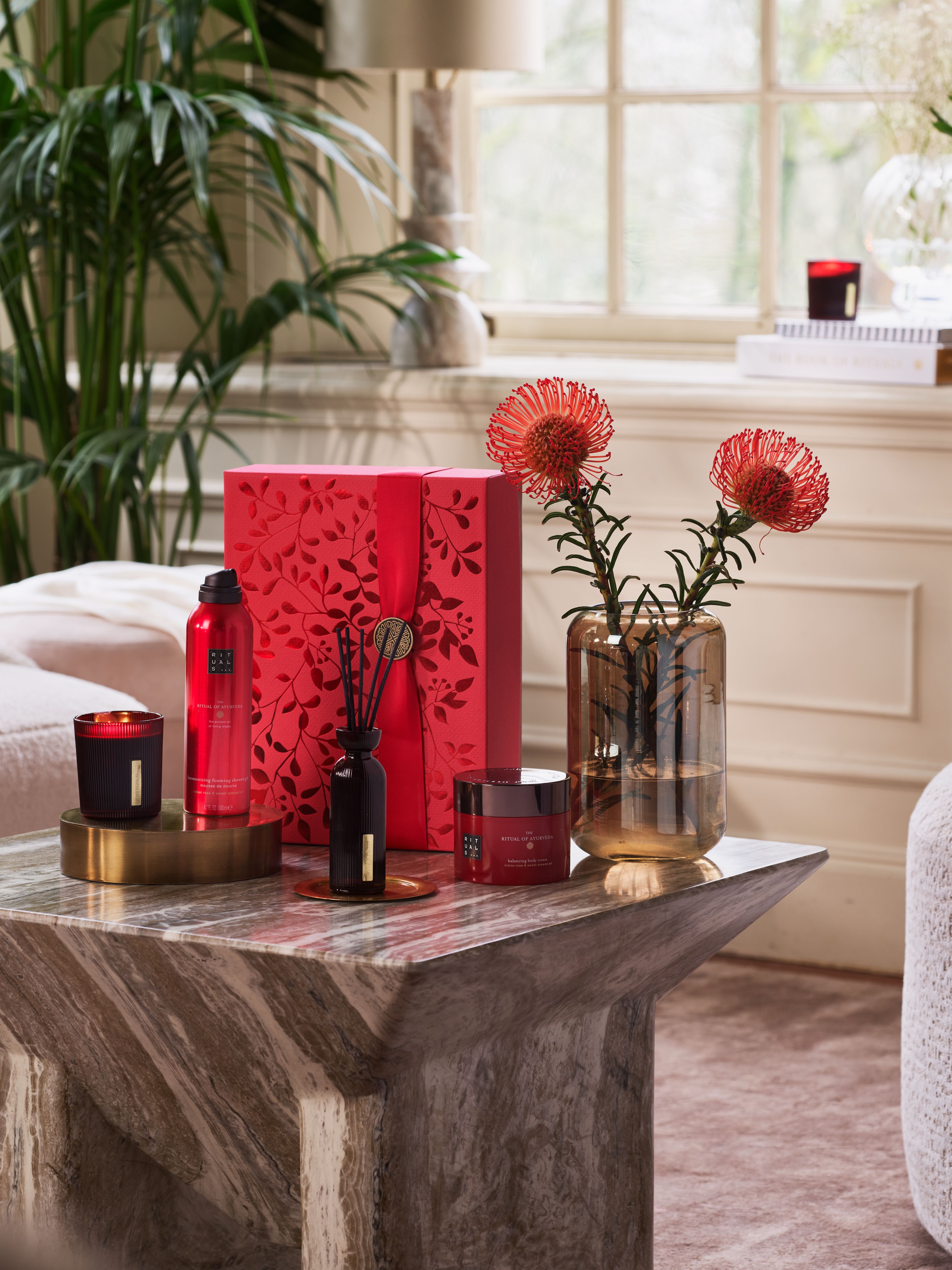 The Ritual of Ayurveda - Large Gift Set 2024 Lifestyle with Product