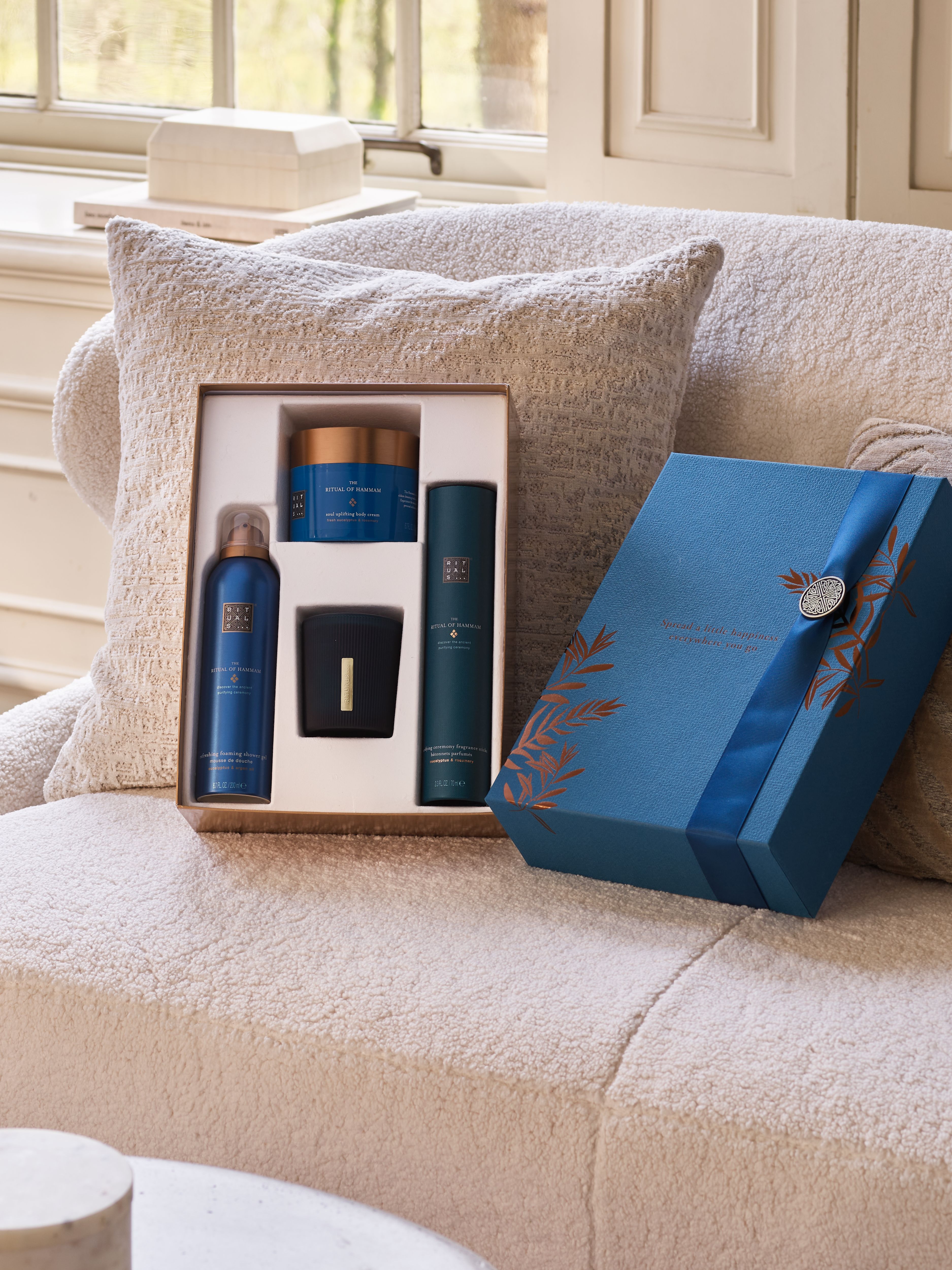 The Ritual of Hammam - Large Gift Set 2024 Lifestyle with Open Pack