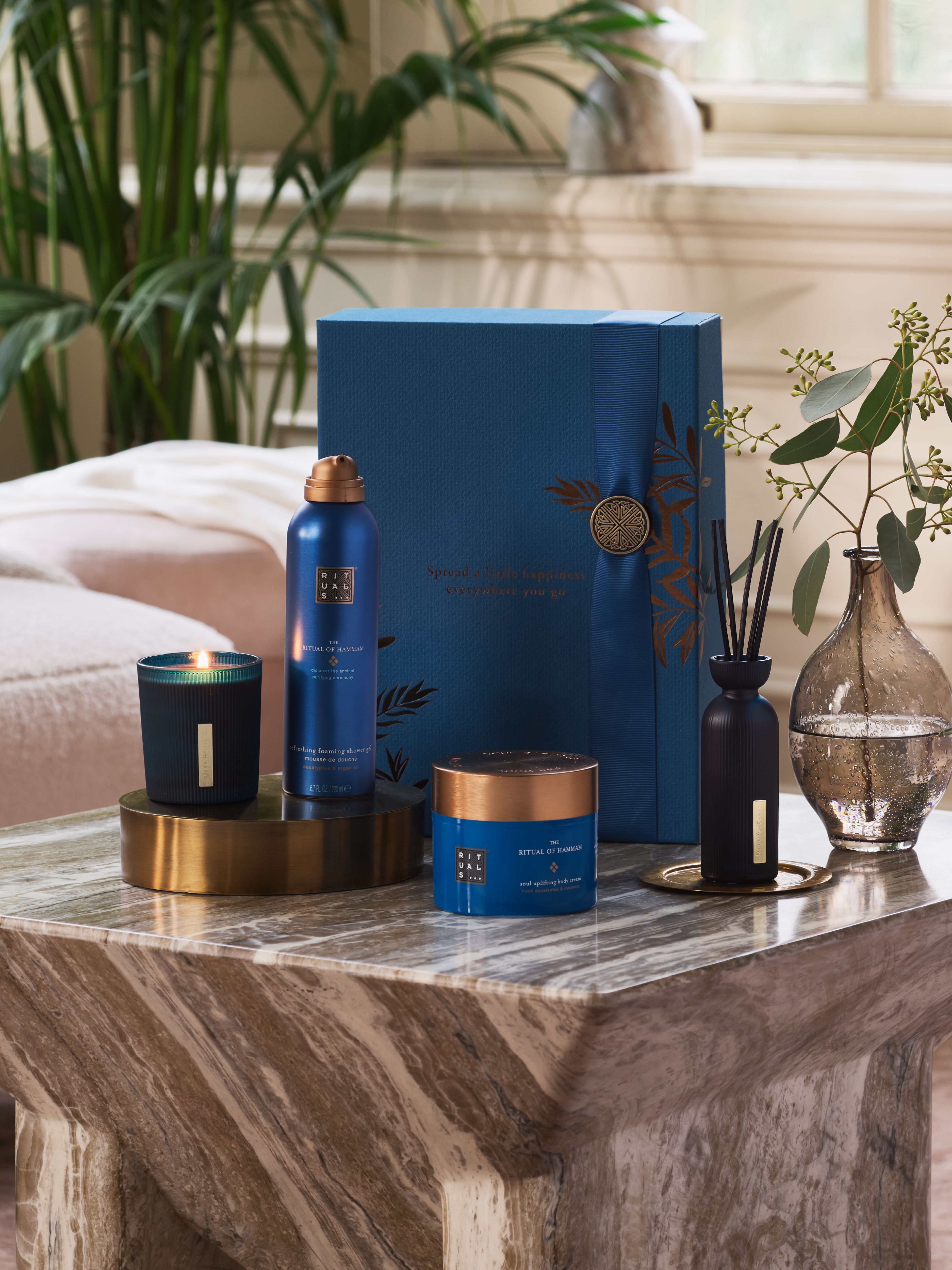 The Ritual of Hammam - Large Gift Set 2024 Lifestyle with Closed Pack