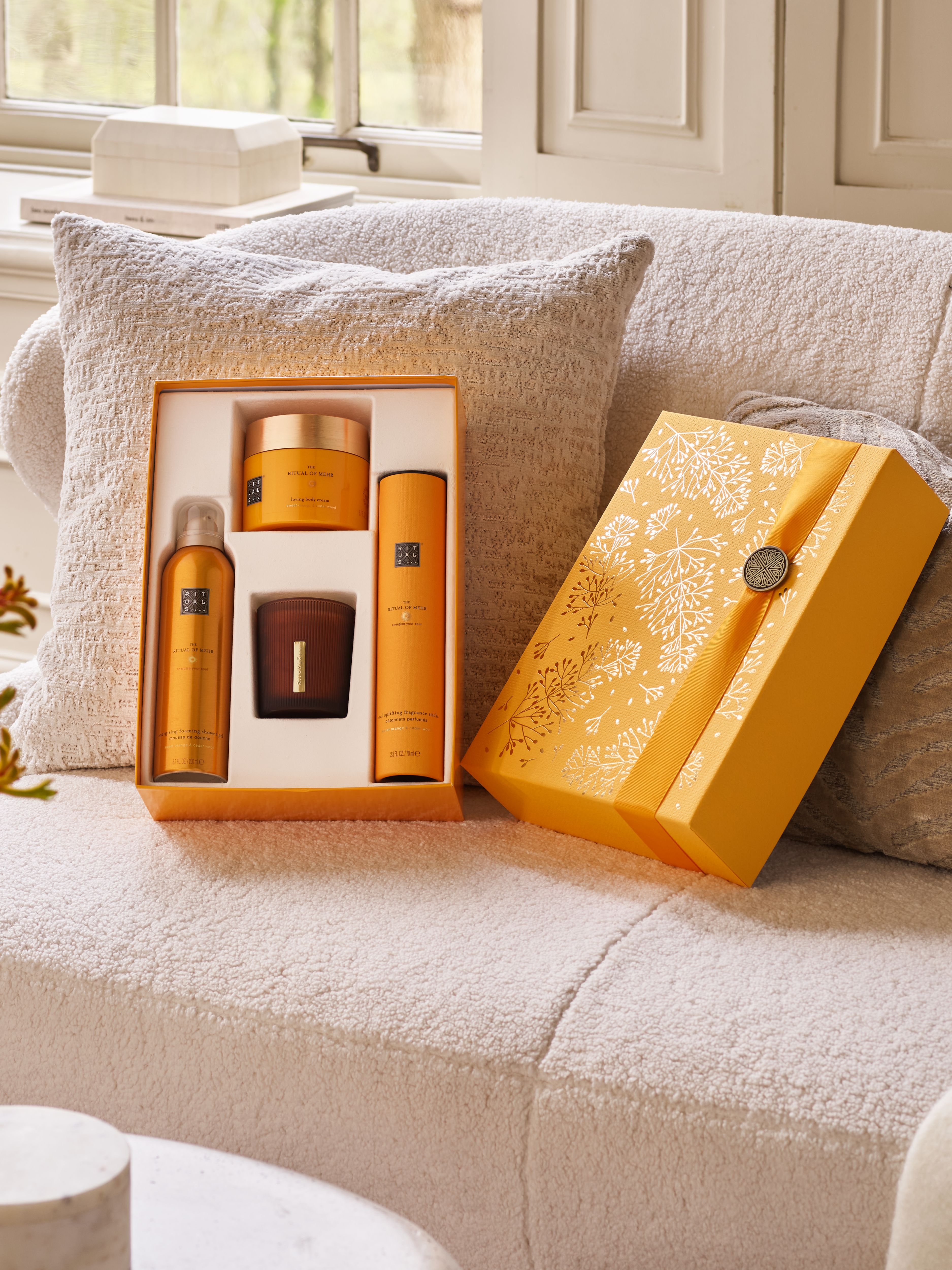 The Ritual of Mehr - Large Gift Set 2024 Lifestyle with Open Pack