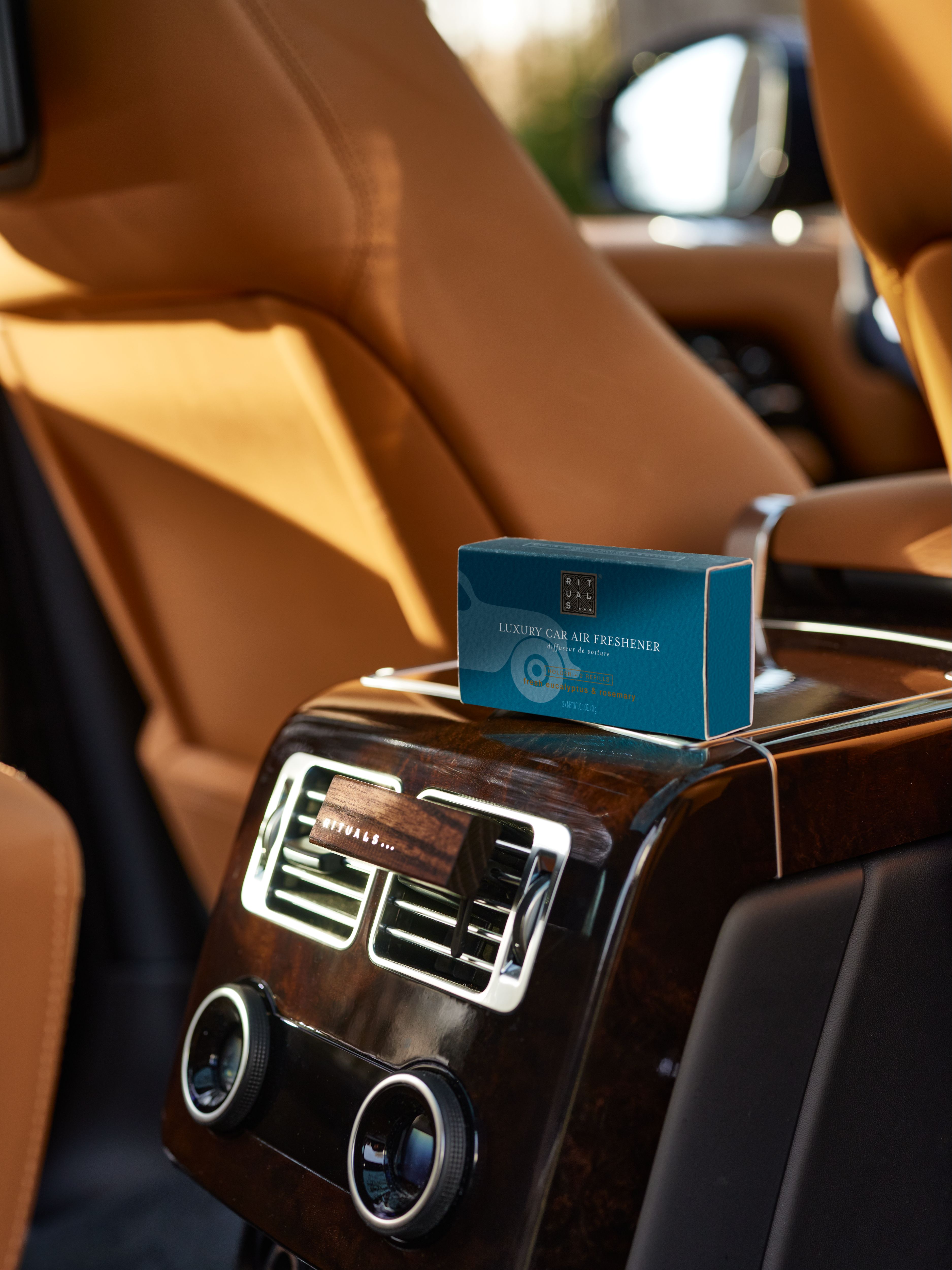 The Ritual of Hammam Car Air Freshener Lifestyle with Product