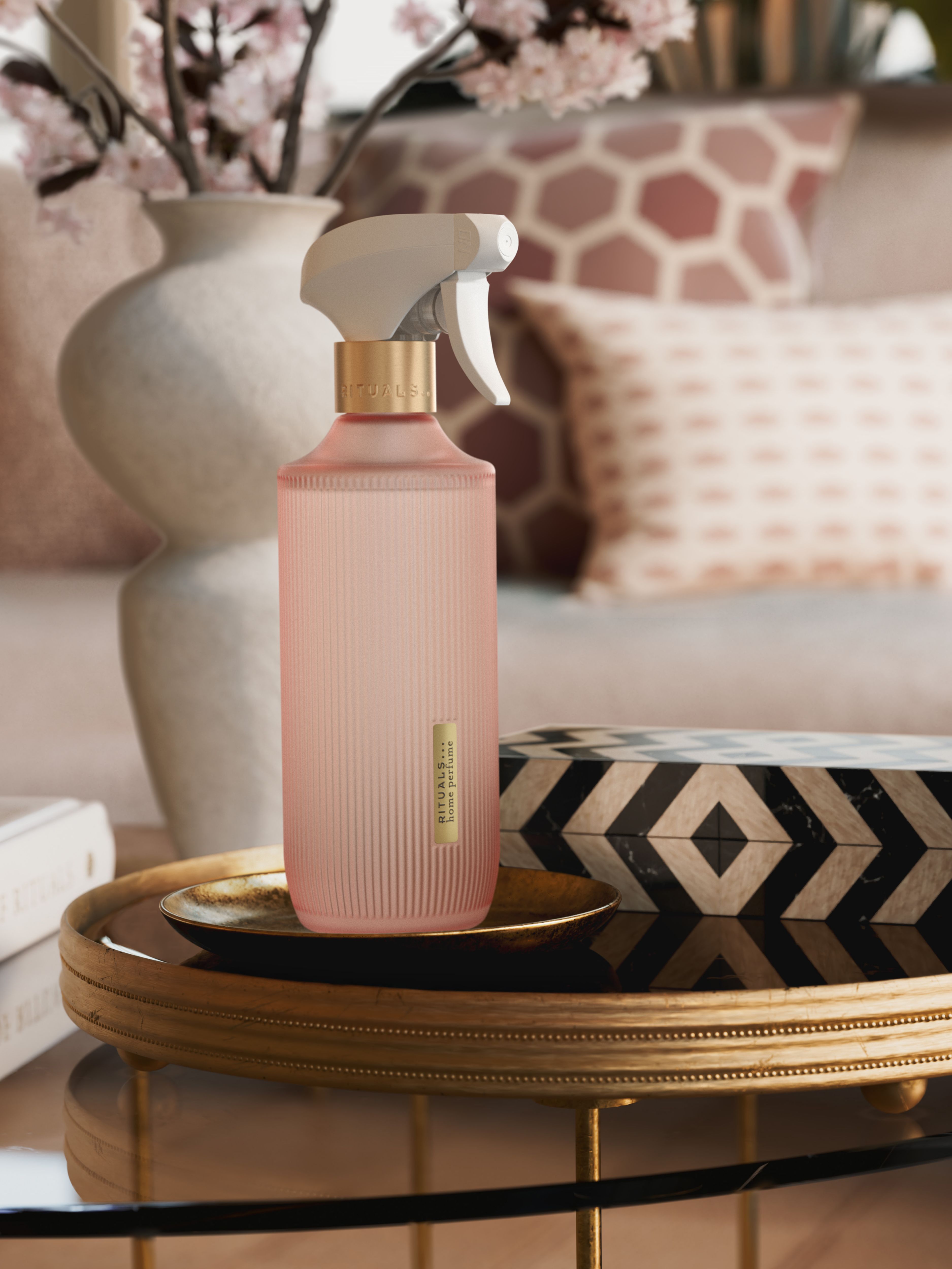 The Ritual of Sakura Home Perfume 400ml Lifestyle with Product