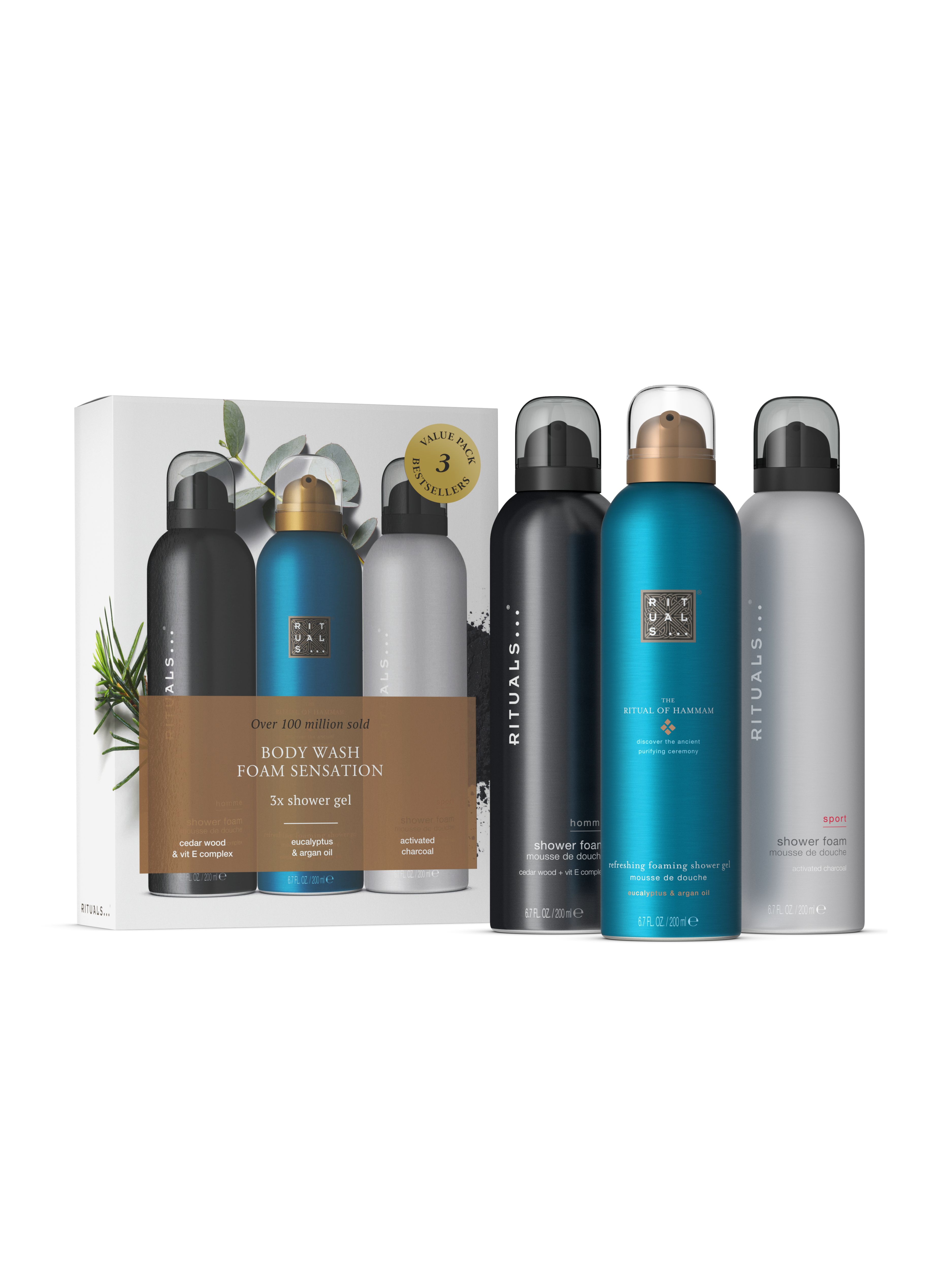 Shower Foam Men's Discovery Value Pack