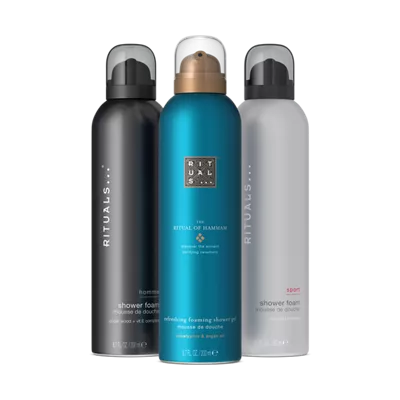 trio de espumas de duche