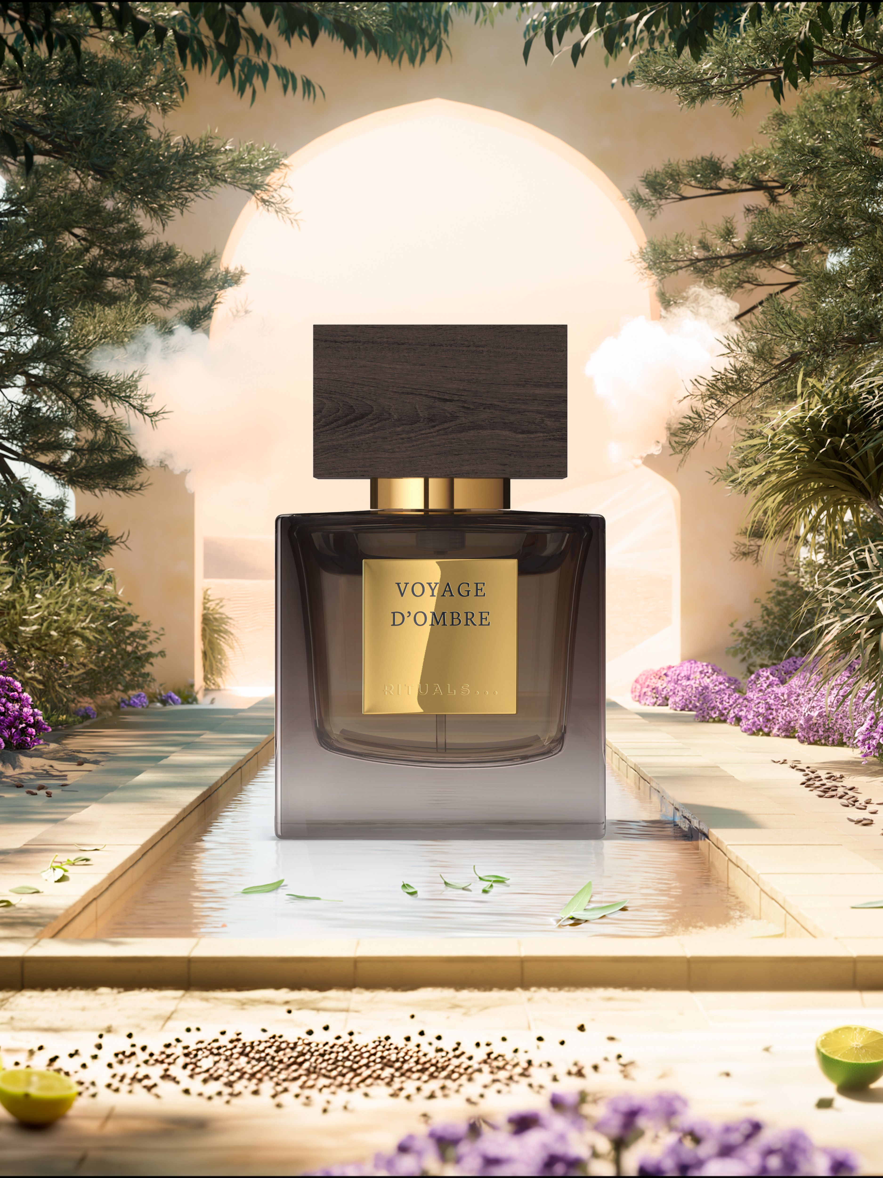 Voyage d'Ombre 50ml Lifestyle with Product