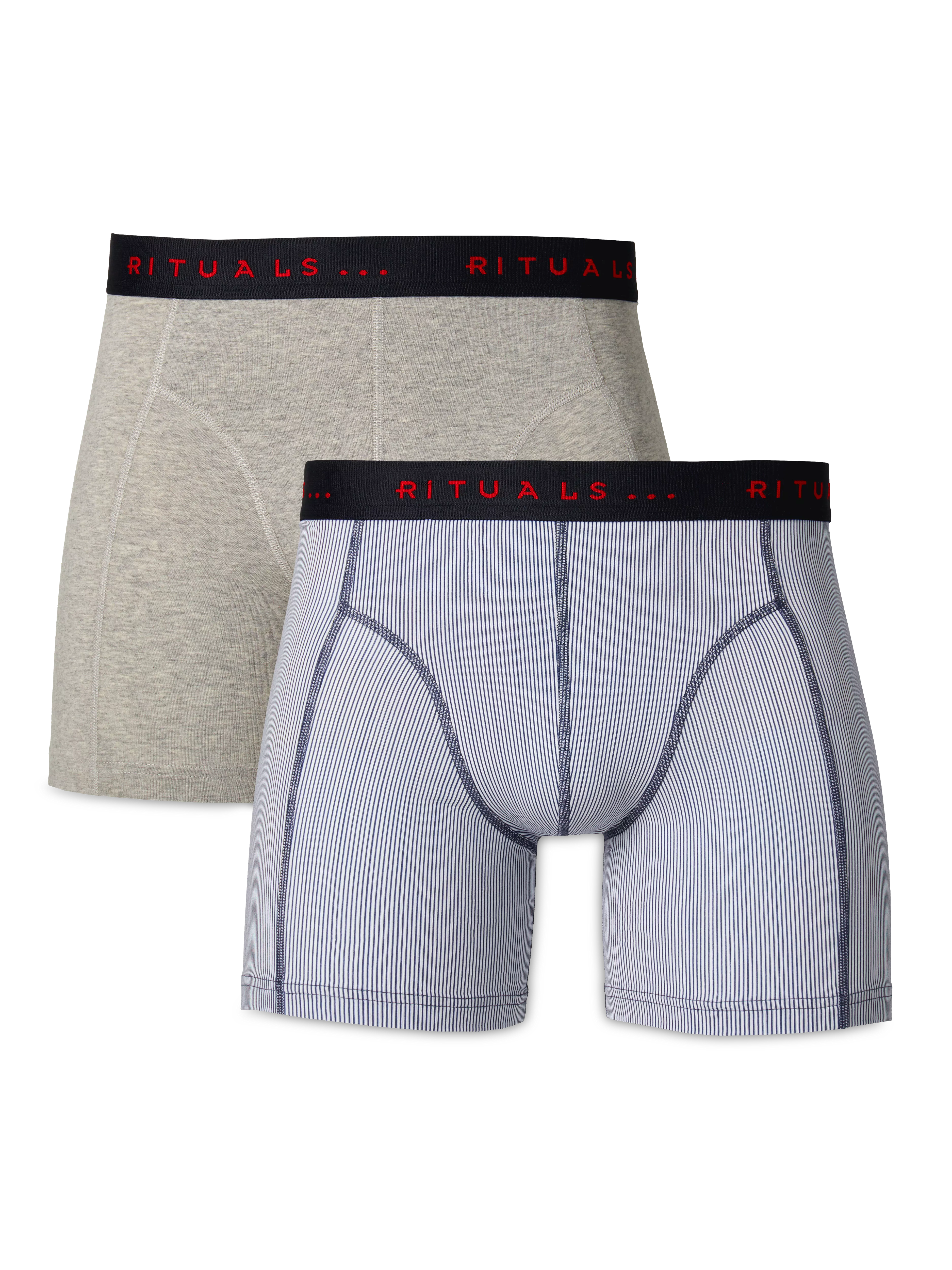 2er-Pack Boxershorts, houseofrituals, Multi Colour, 95% Baumwolle, 5% Elastan, RITUALS