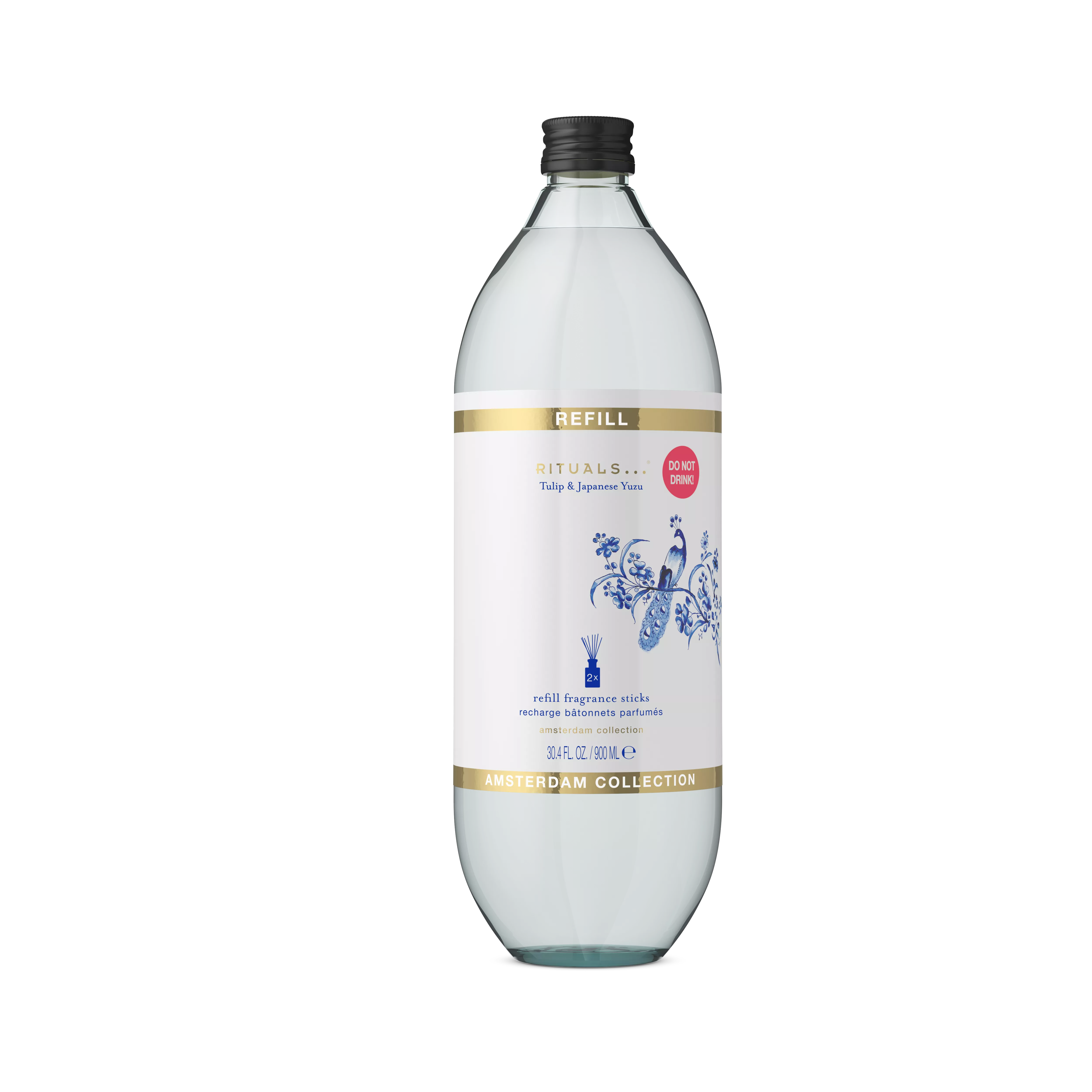 patyczki zapachowe – opakowanie uzupełniające, amsterdamcollection, White, 900 ml, RITUALS