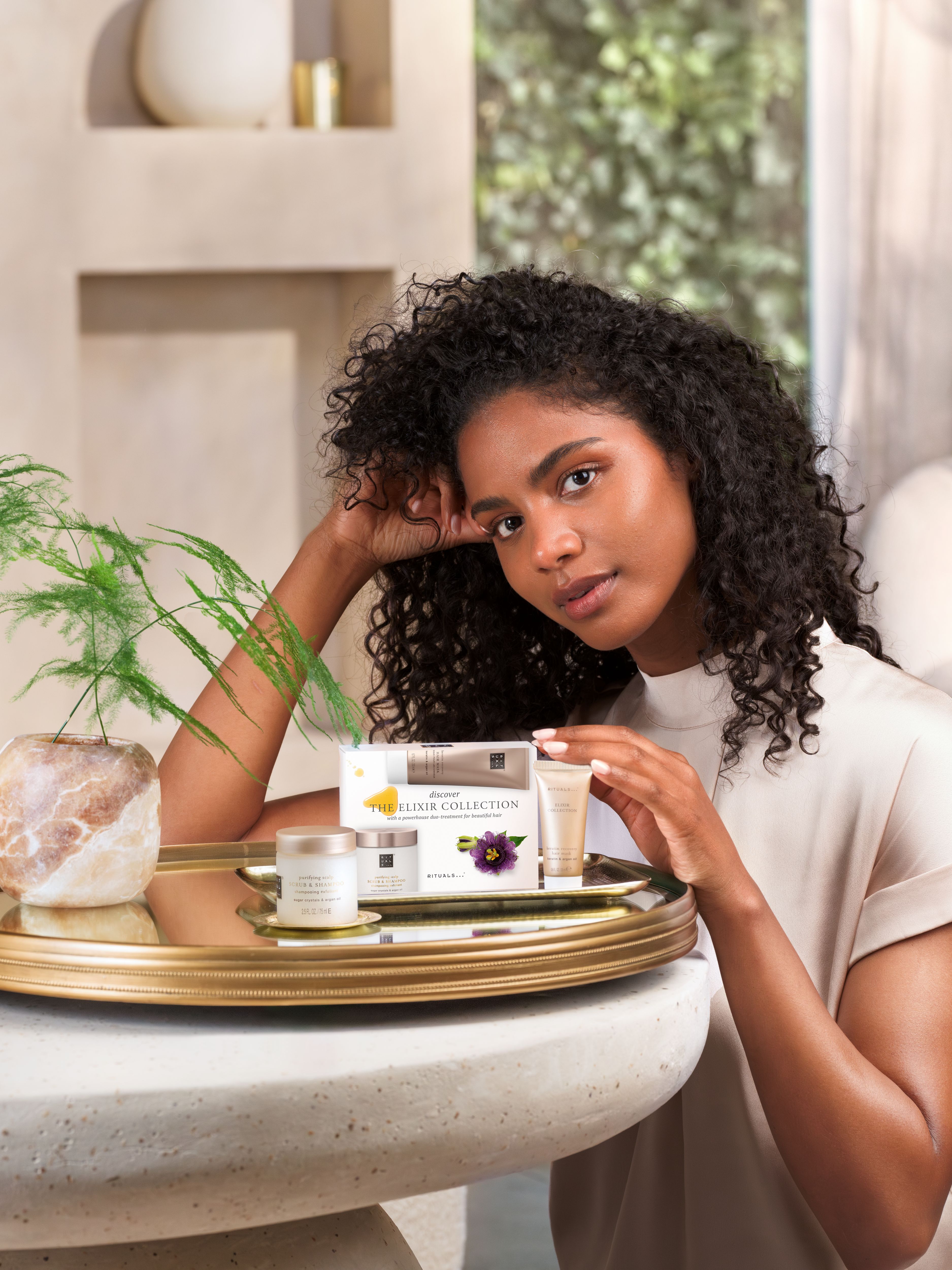 GWP Hair Care 2025 Lifestyle with Model and Packshot