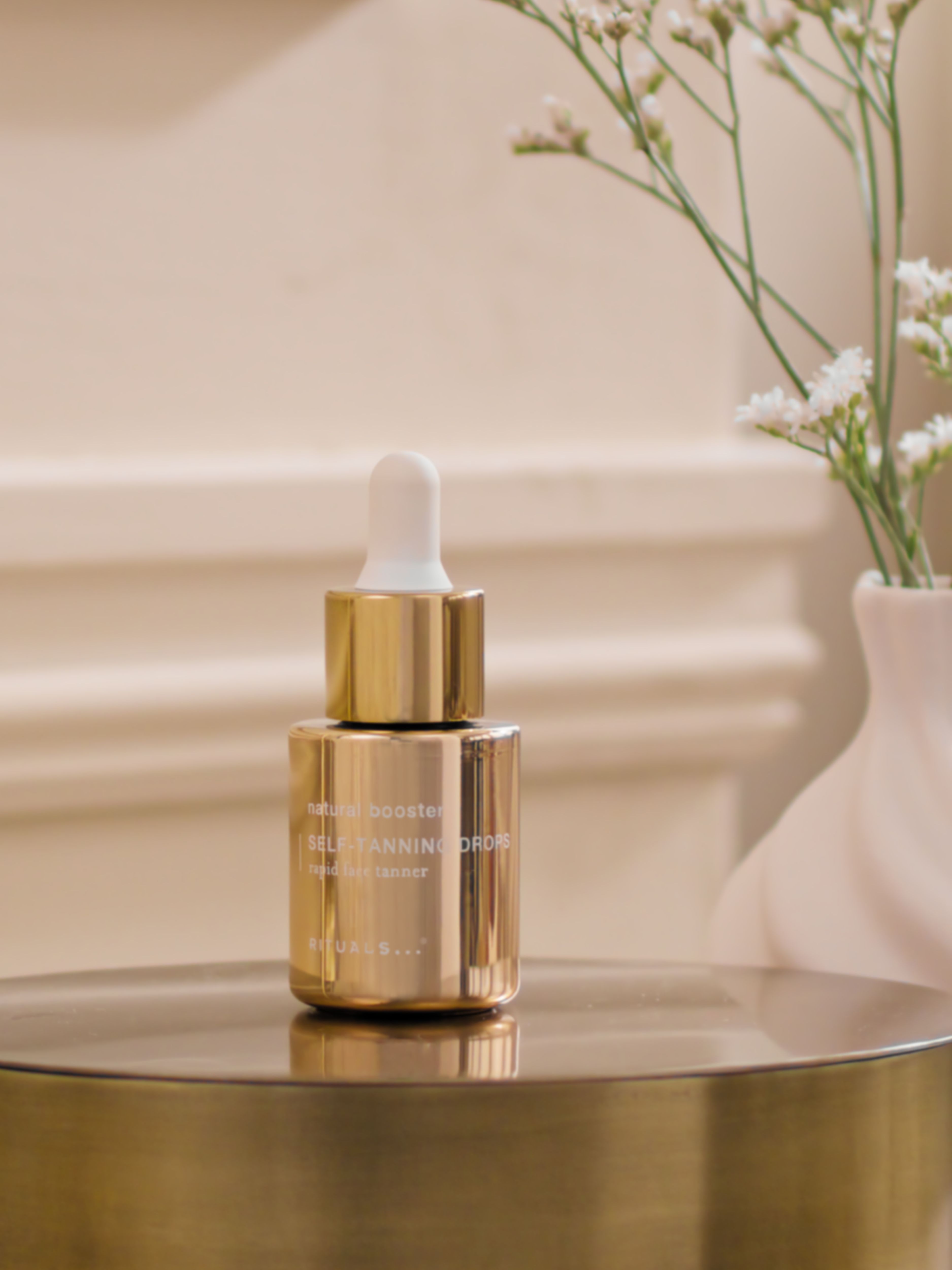 The Ritual of Namaste Self-Tanning Drops Lifestyle with Product
