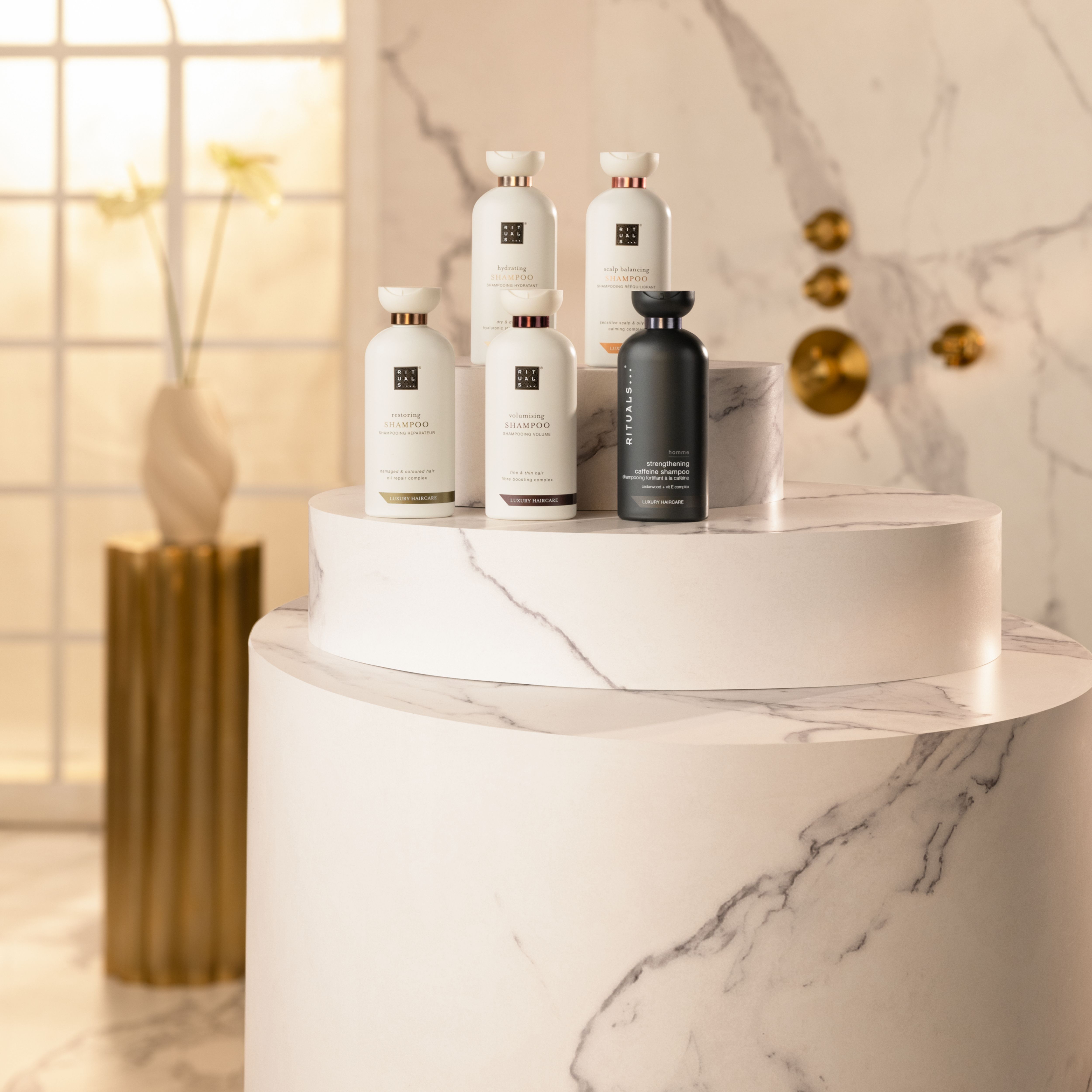 Hair Care Collection Lifestyle with Product Range