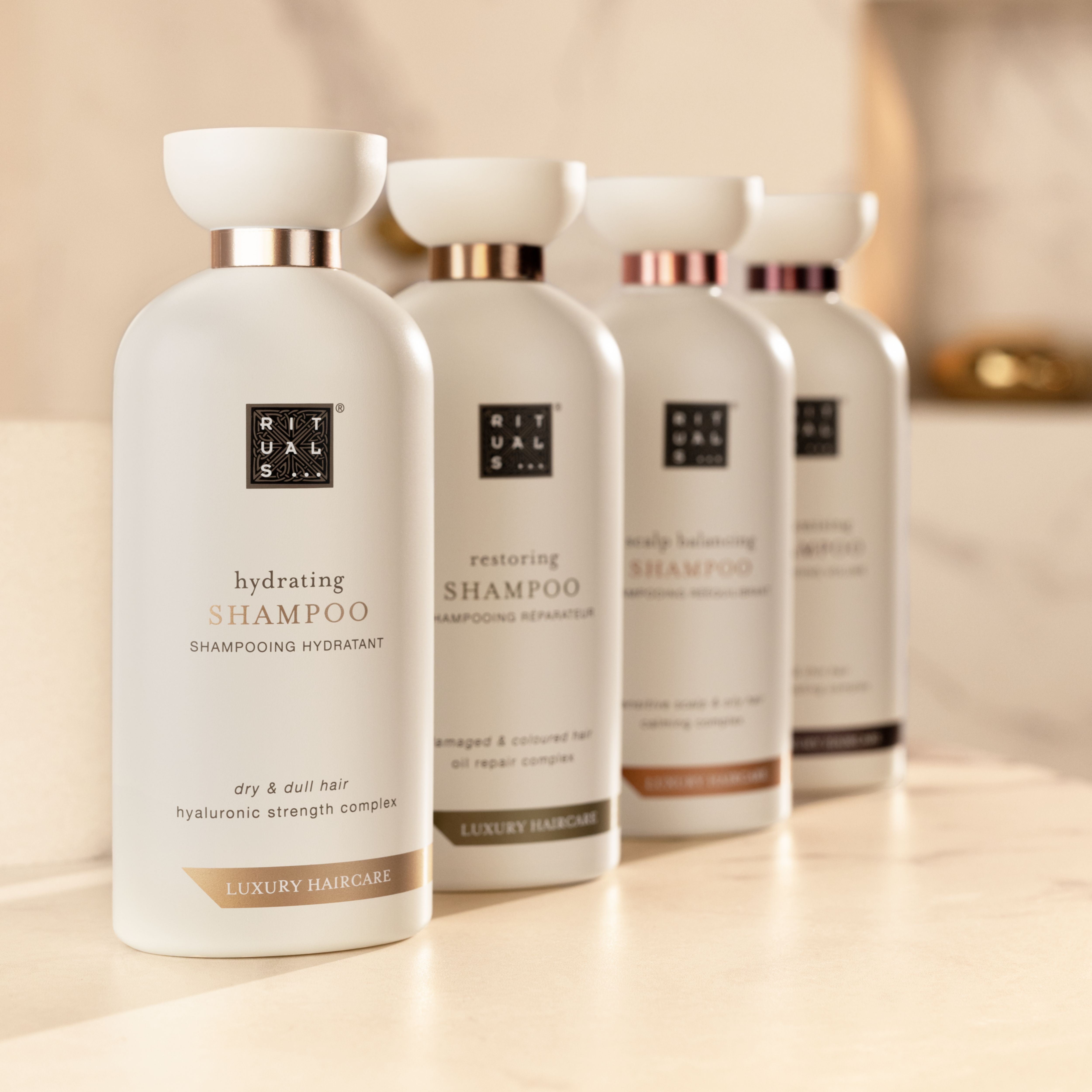 Hair Care Collection Lifestyle with Product Range