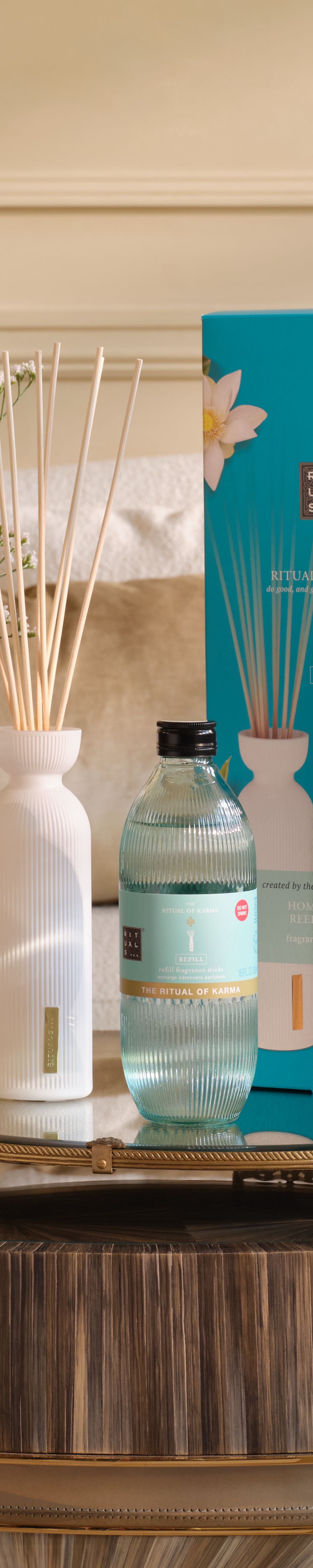 Rituals Karma, Coffret bâtonnets parfumés et recharge – vue 2