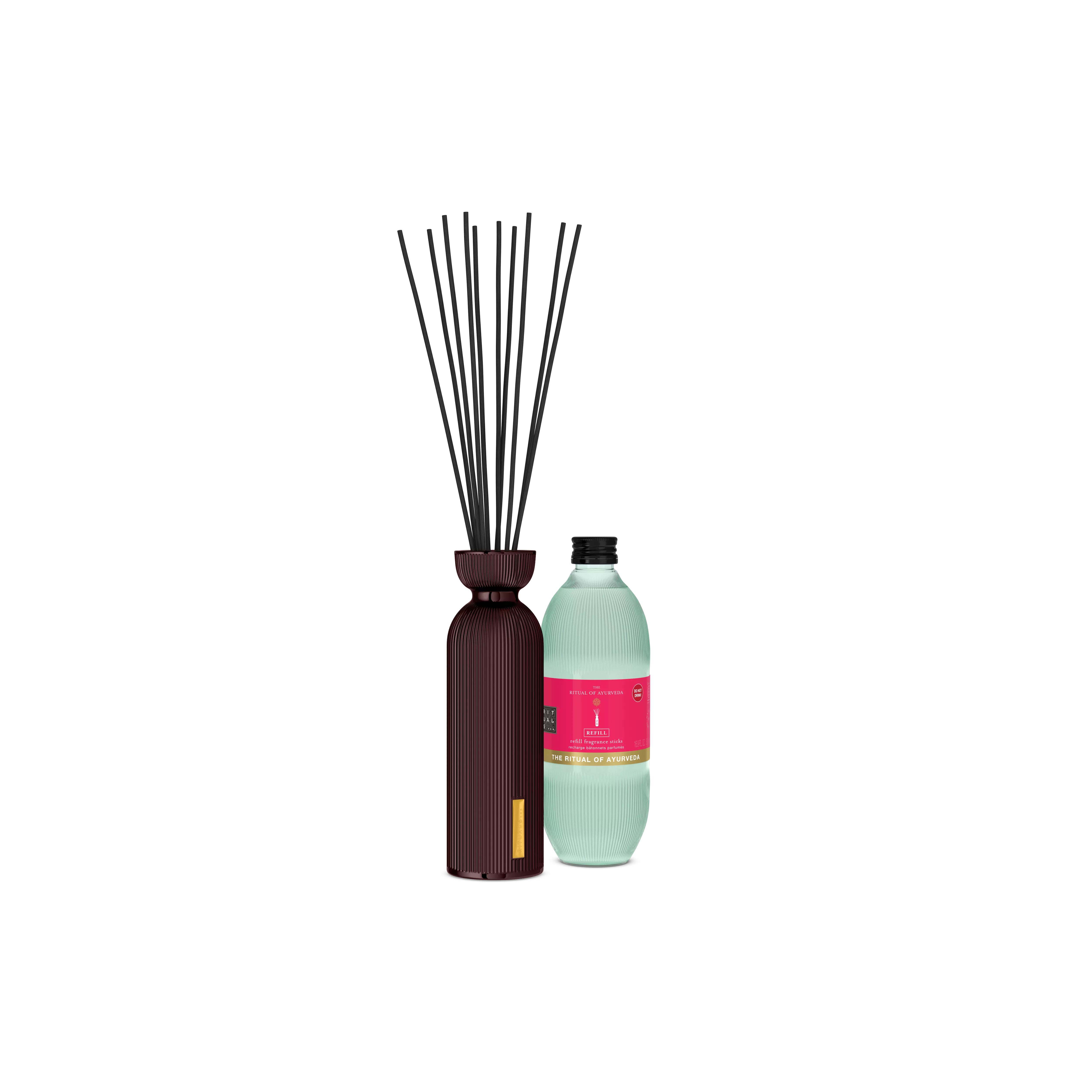 fragrance sticks 250ml & refill fragrance sticks 500ml, ayurveda, Red, 750 ml, RITUALS