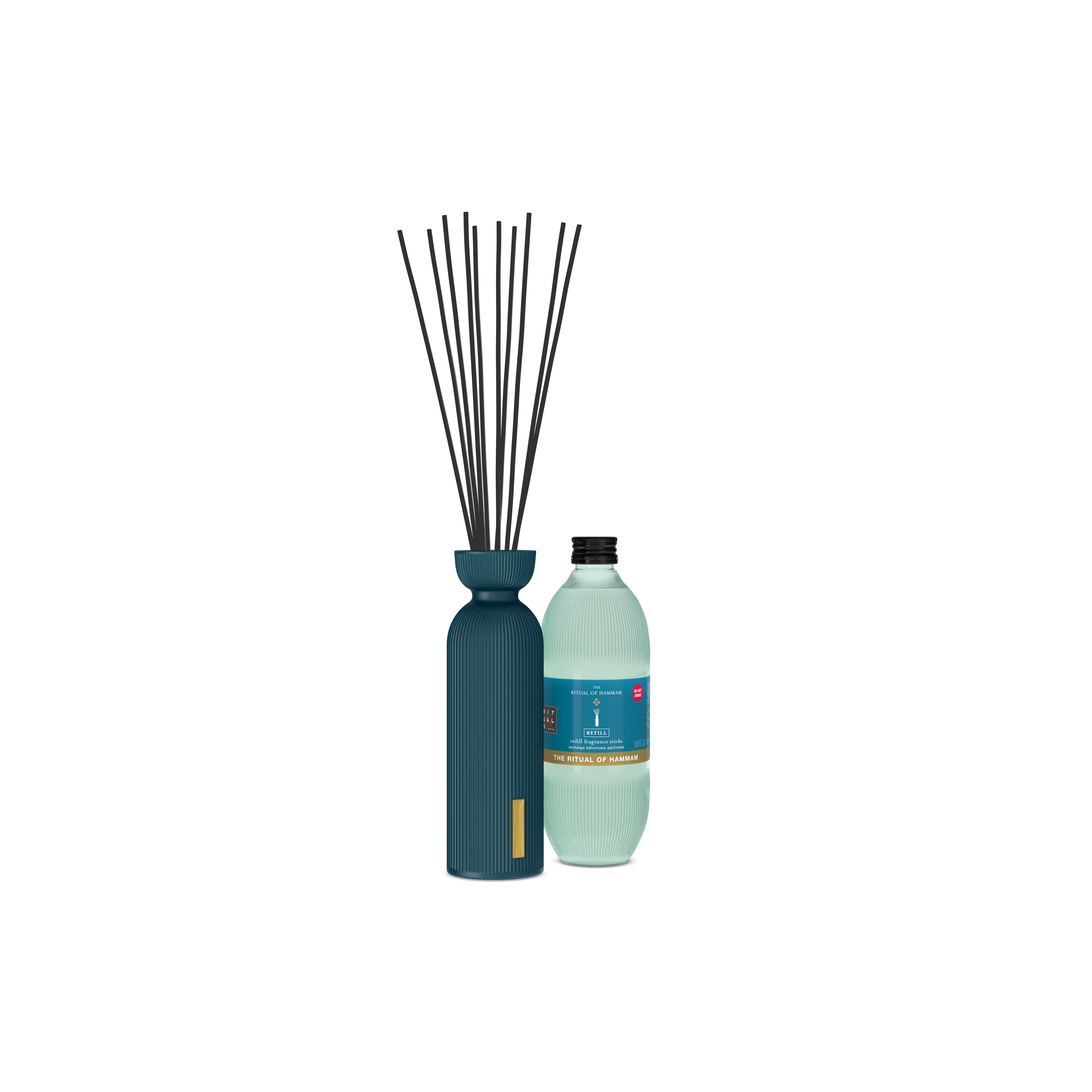 fragrance sticks 250ml & refill fragrance sticks 500ml, hammam, Blue, 750 ml, RITUALS