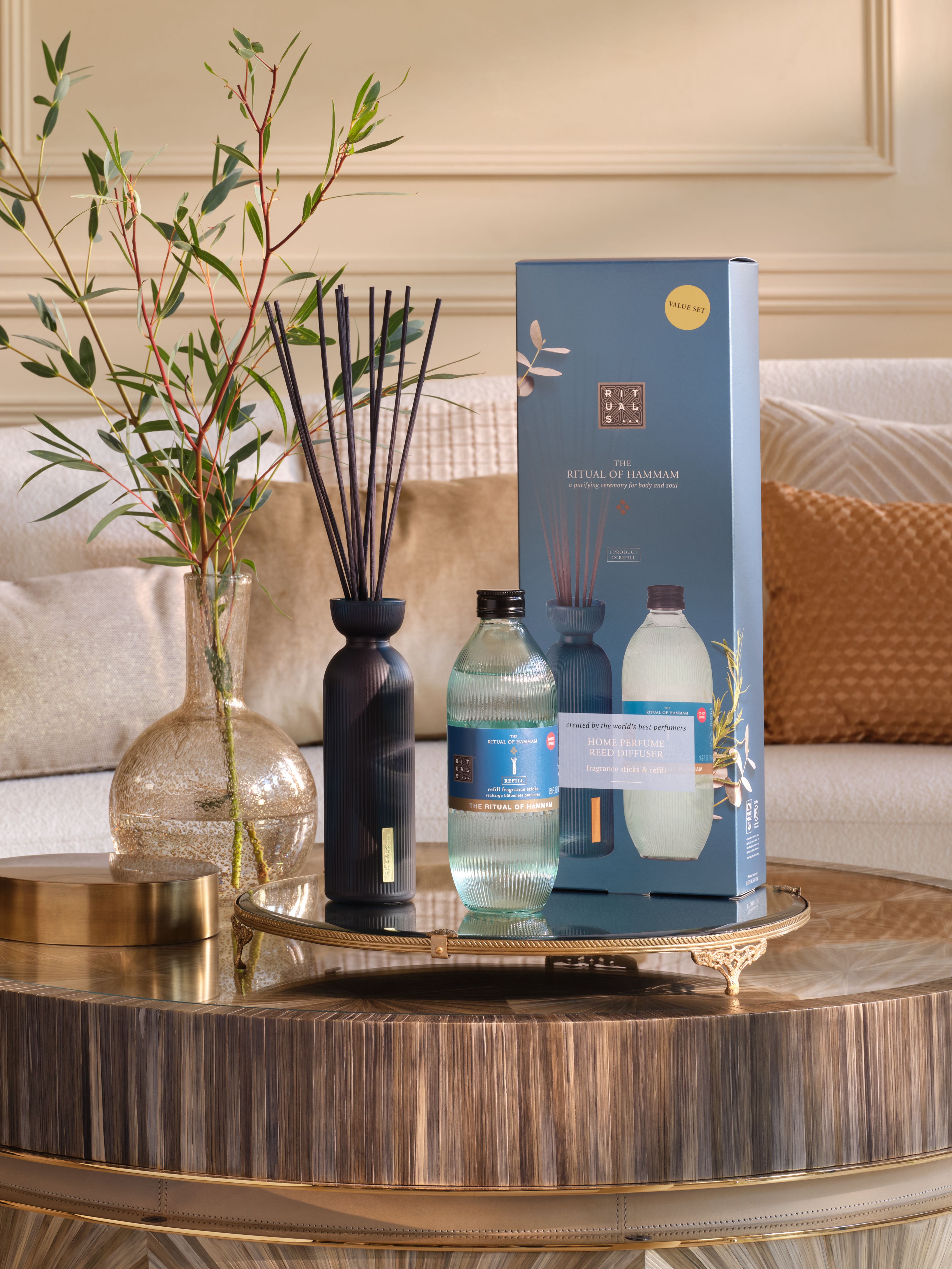 Hammam Fragrance Sticks + Refill Multi Set 2025 Lifestyle with Closed Pack