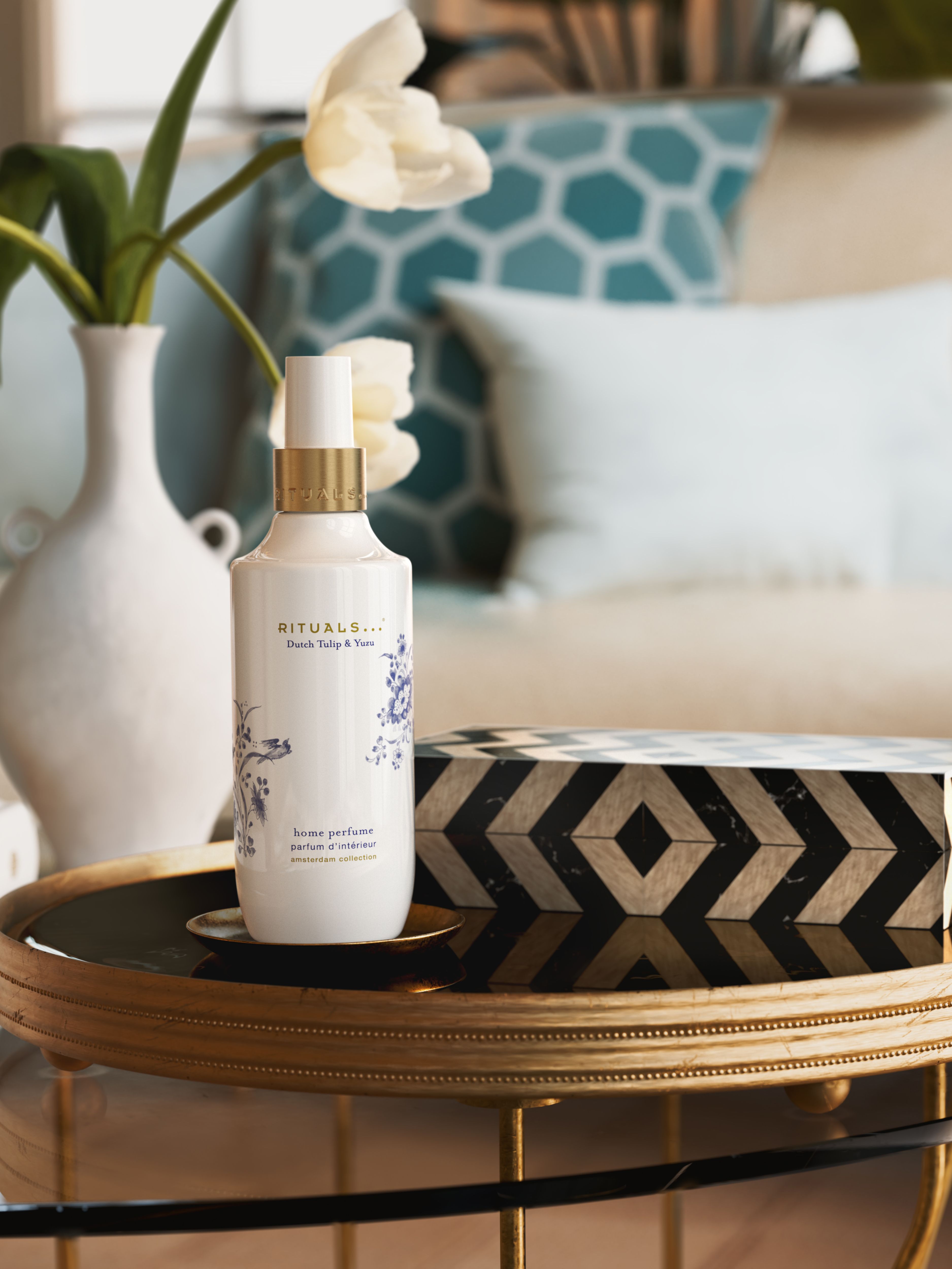 Amsterdam Collection Home Perfume 200ml Lifestyle with Product