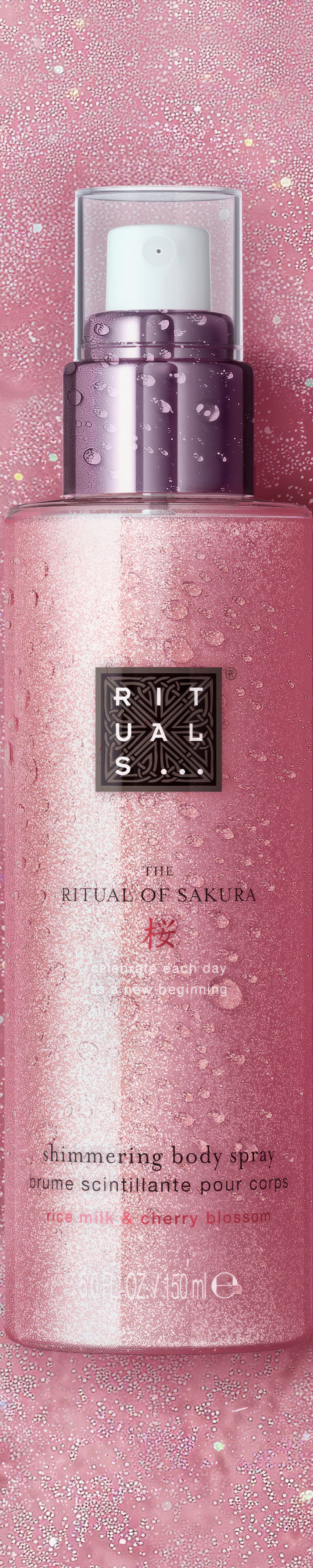 Brume scintillante pour corps Rituals de la gamme The Ritual of Sakura, 150 ml – vue 3