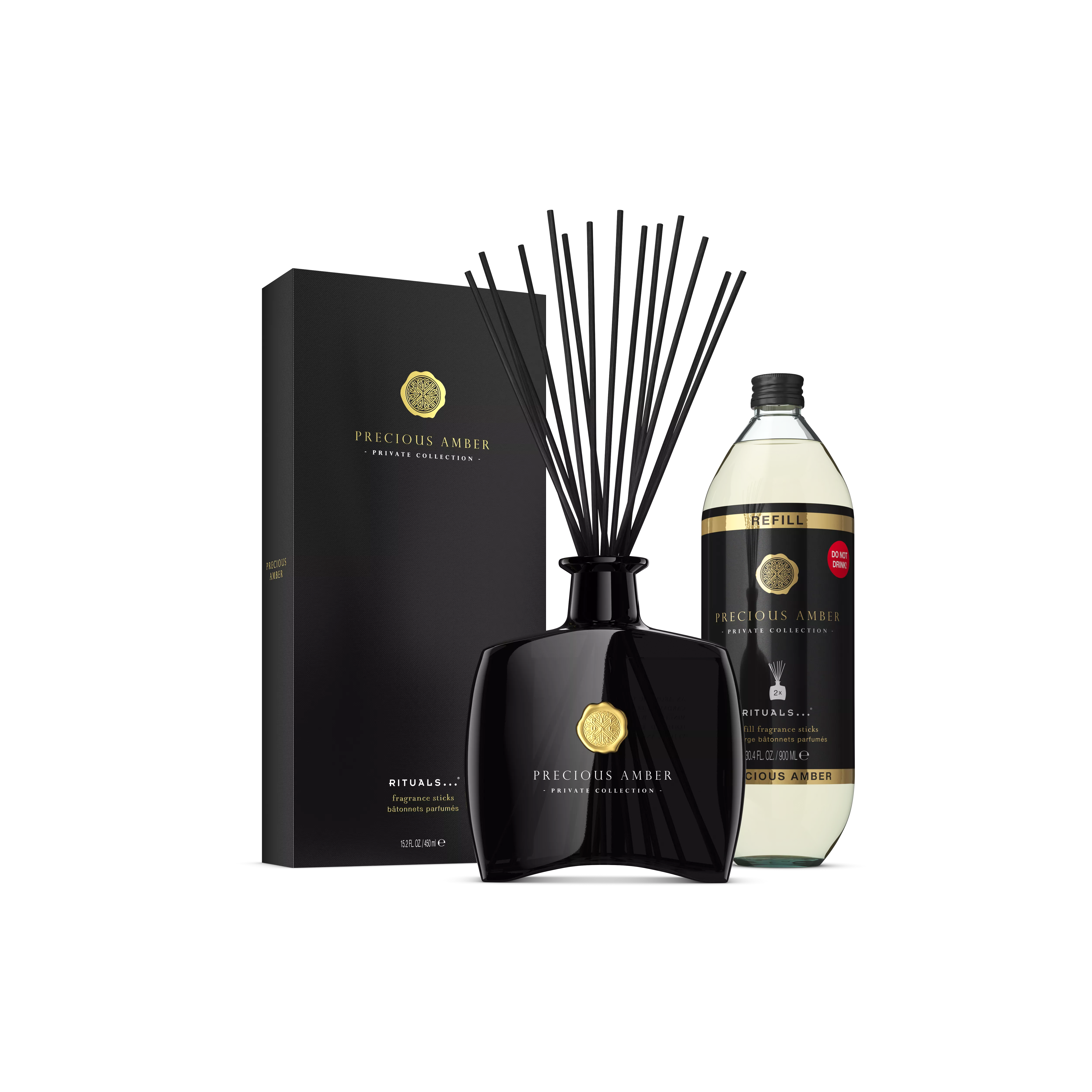 illatpálcák és illatpálca-utántöltő, privatecollection, Black, 1350 ml, RITUALS